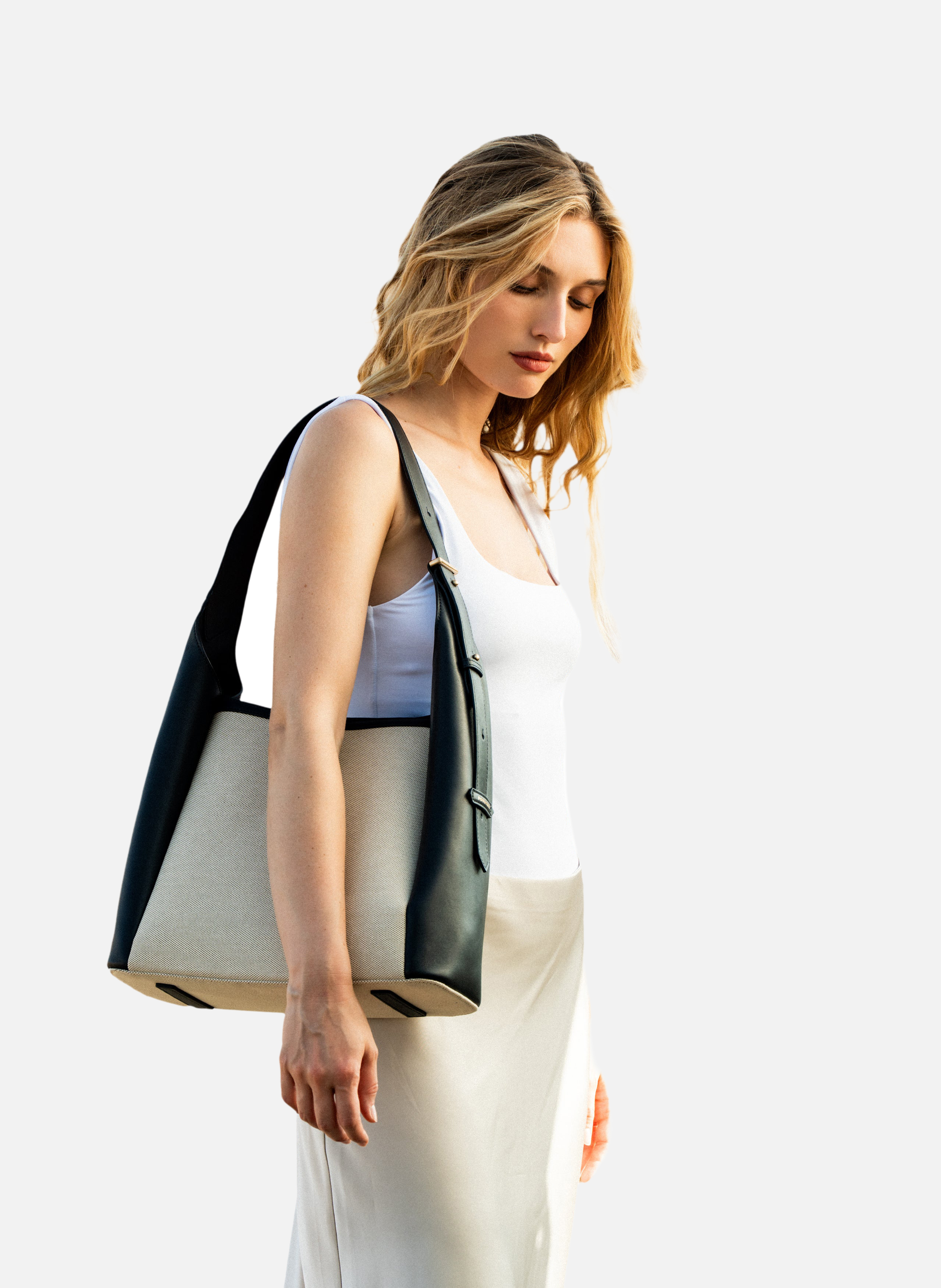 Sévigné coton | sac porté épaule POURCHET Bleu