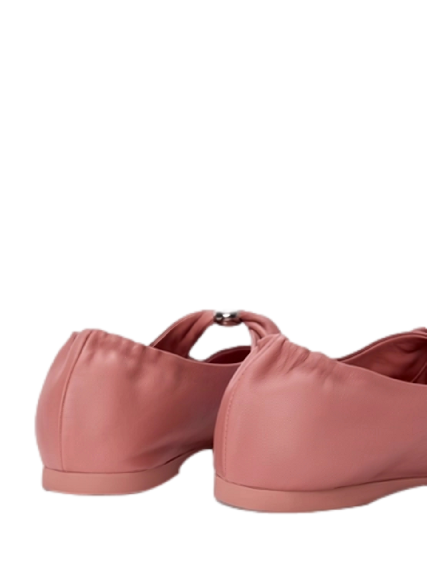 Pebble Soft lamb nappa leather ballet flats LOEWE Pink