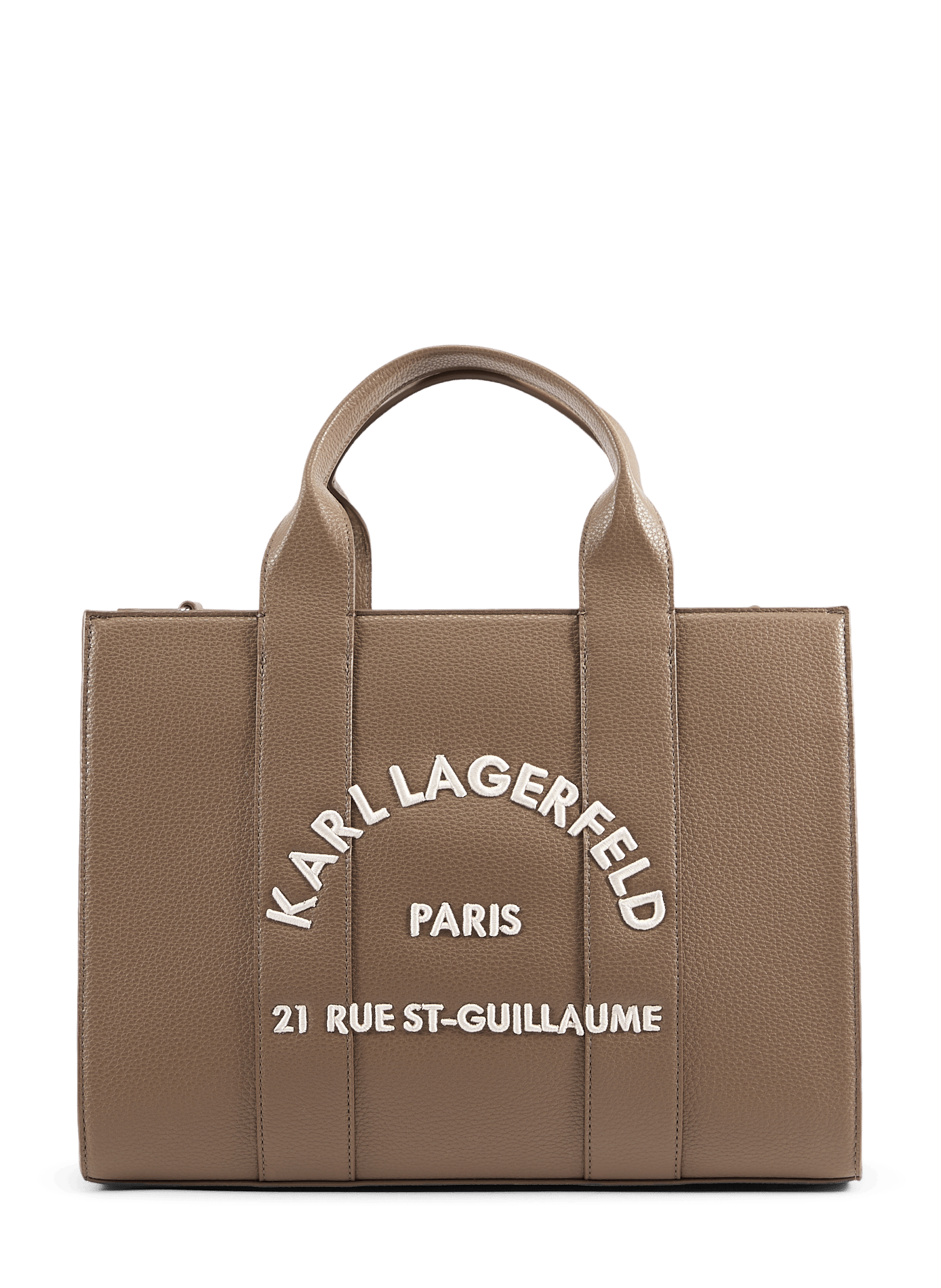 Medium logotyped K/ RSG tote bag KARL LAGERFELD Brown