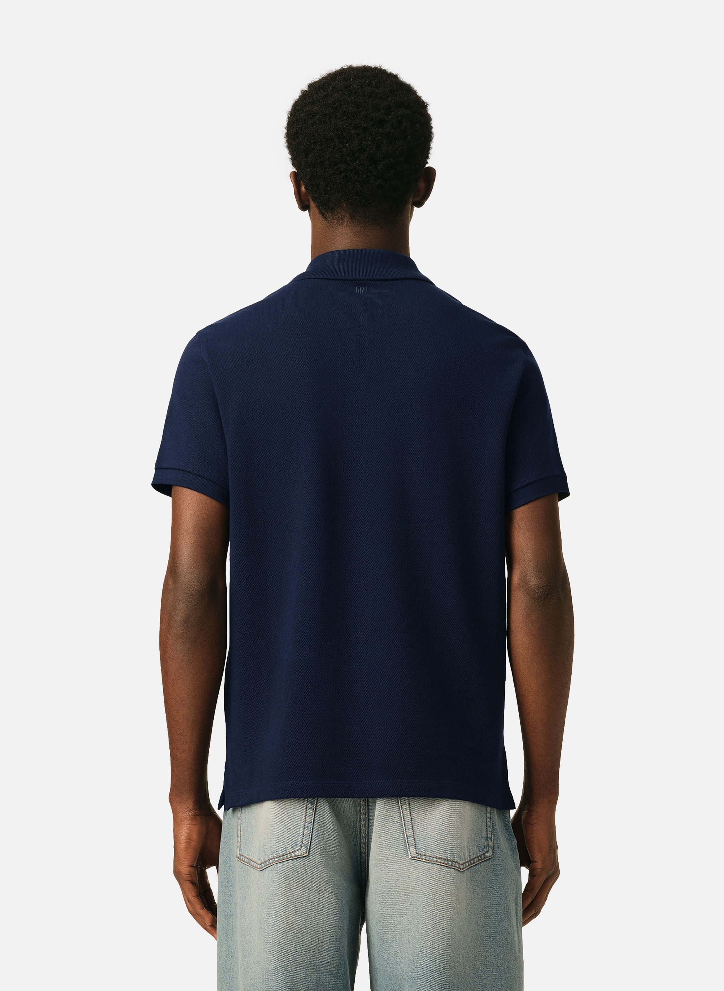Polo ami de coeur unisexe | Bleu AMI PARIS Homme