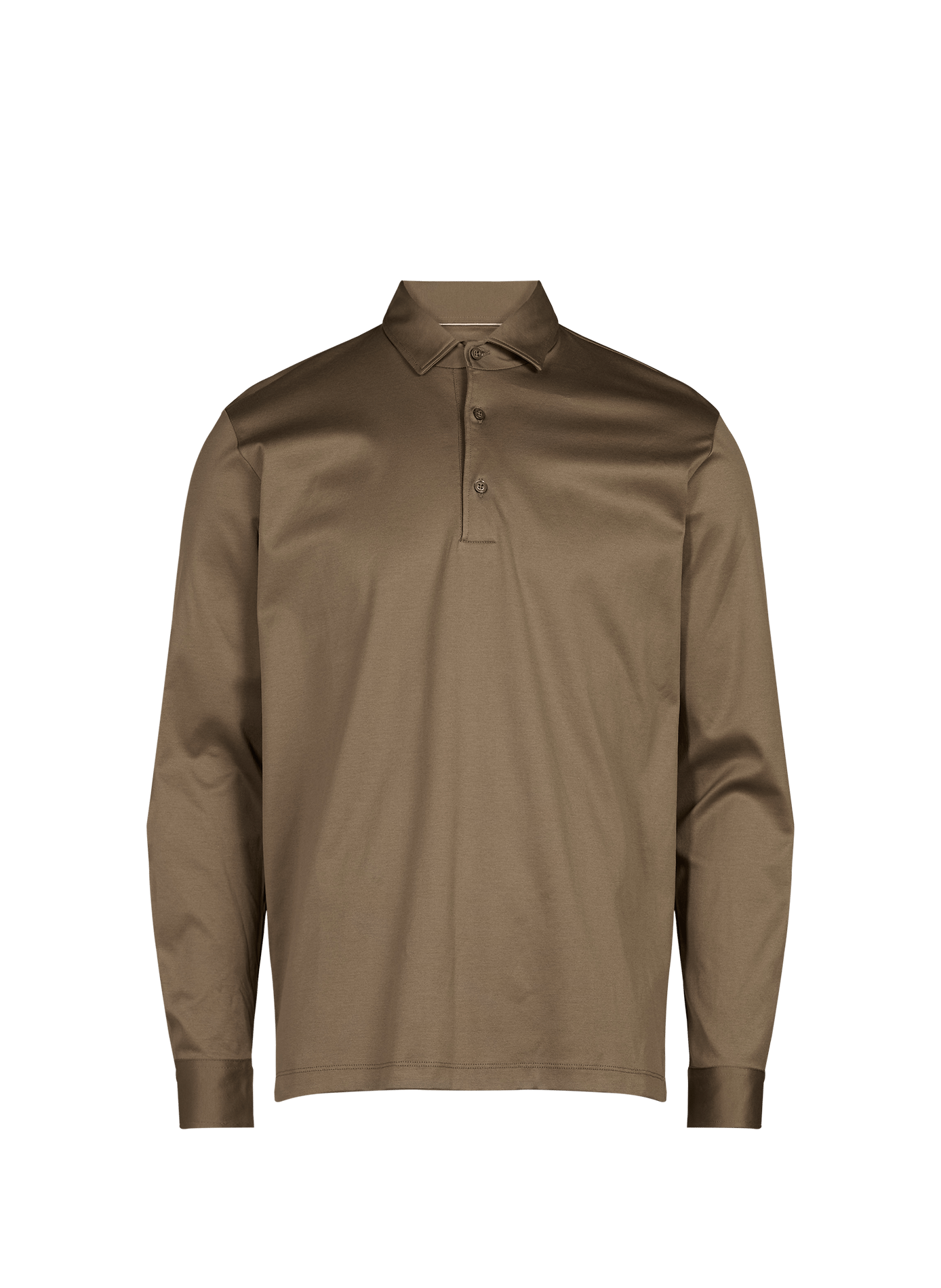 Polo droit en coton AURELIEN Gris