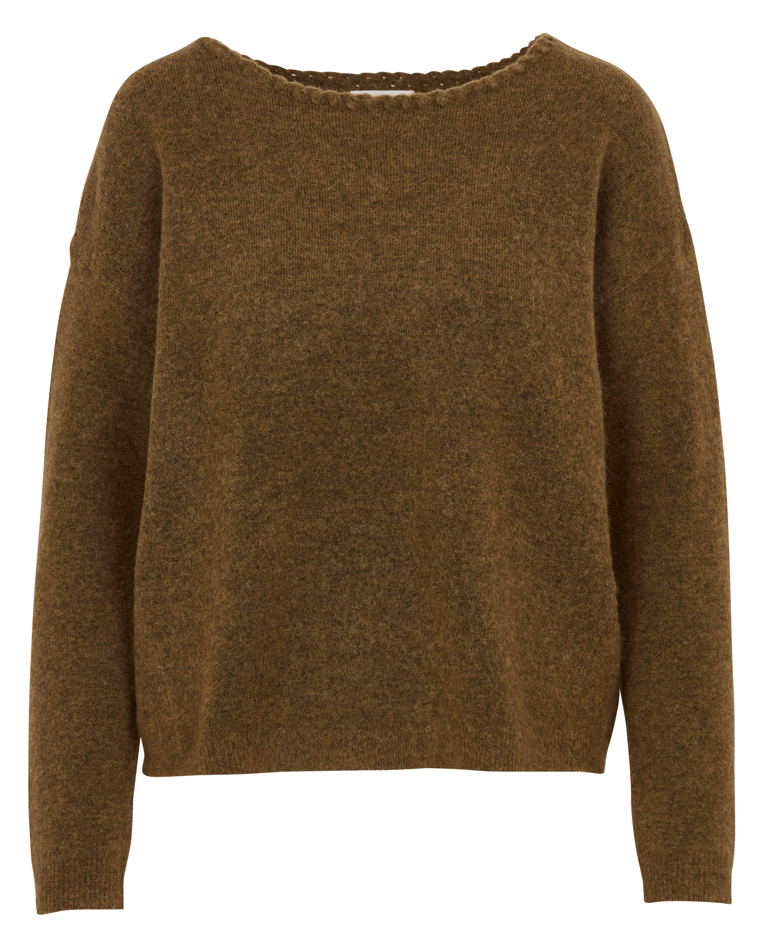 Pull droit en laine mélangée alesio MAISON 123 Vert