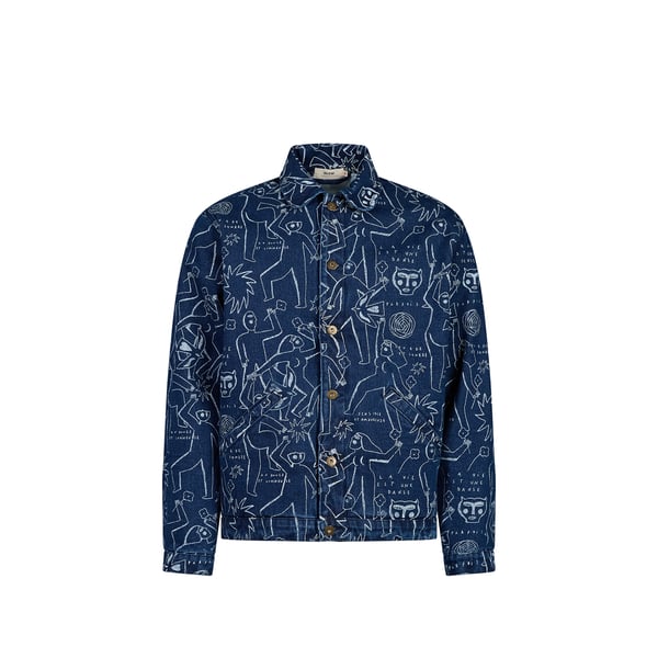 Veste imprimée en coton Veste imprimée en coton
