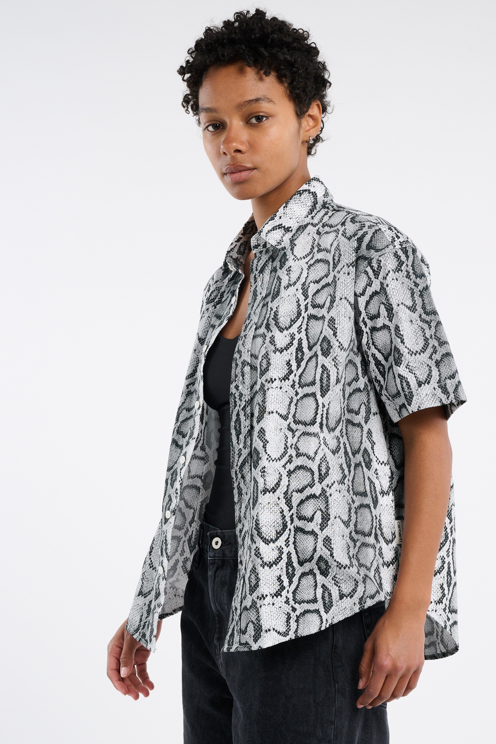 Chemise w' s/s snake camo shirt CARHARTT WIP Gris
