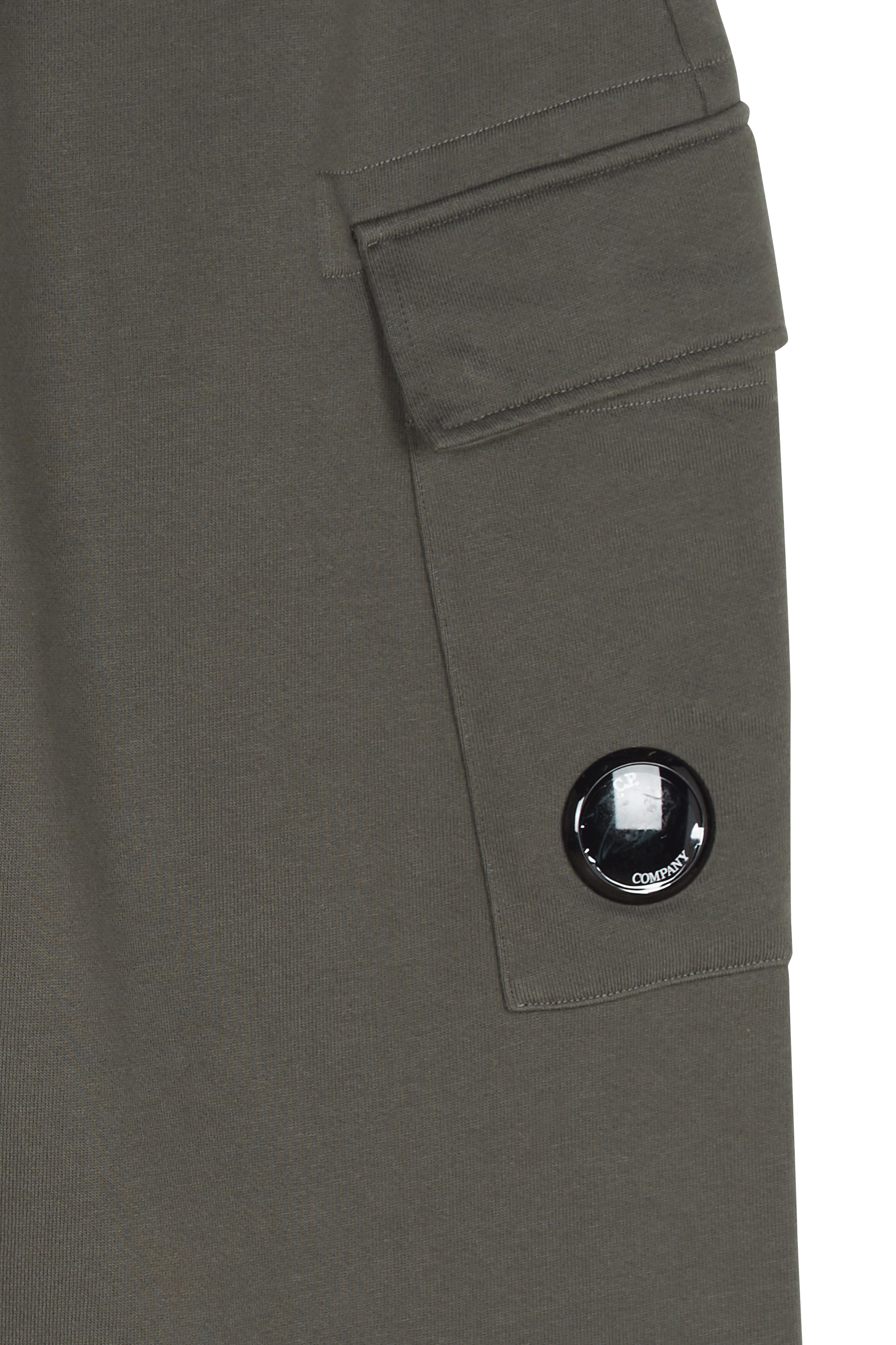 Pantalon de survêtement diagonal raised fleece cargo sweatpants CP COMPANY Kaki