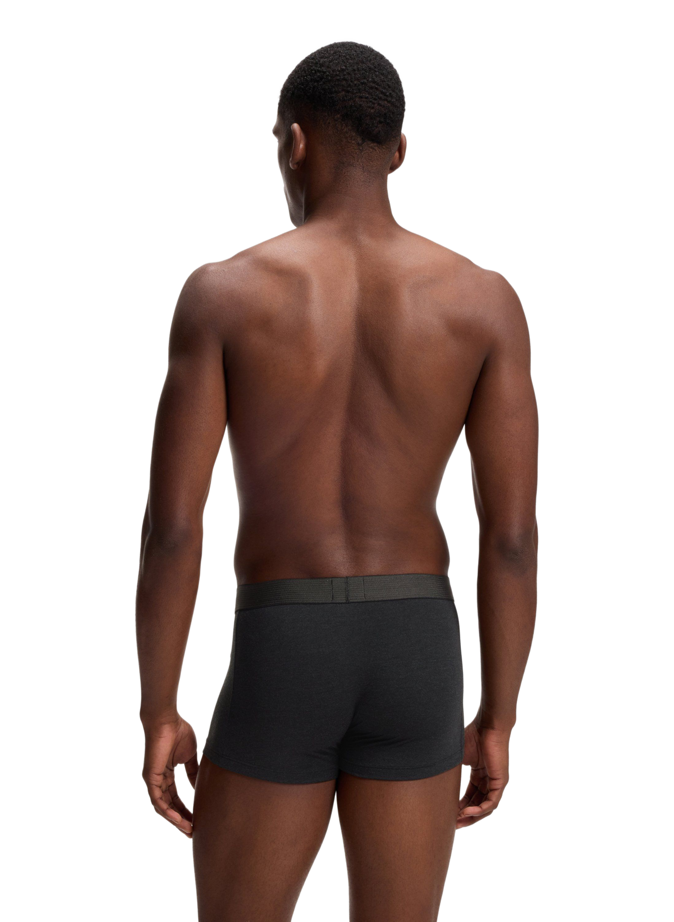 Pack de 3 bóxers lisos Heather BOSS Multicolor