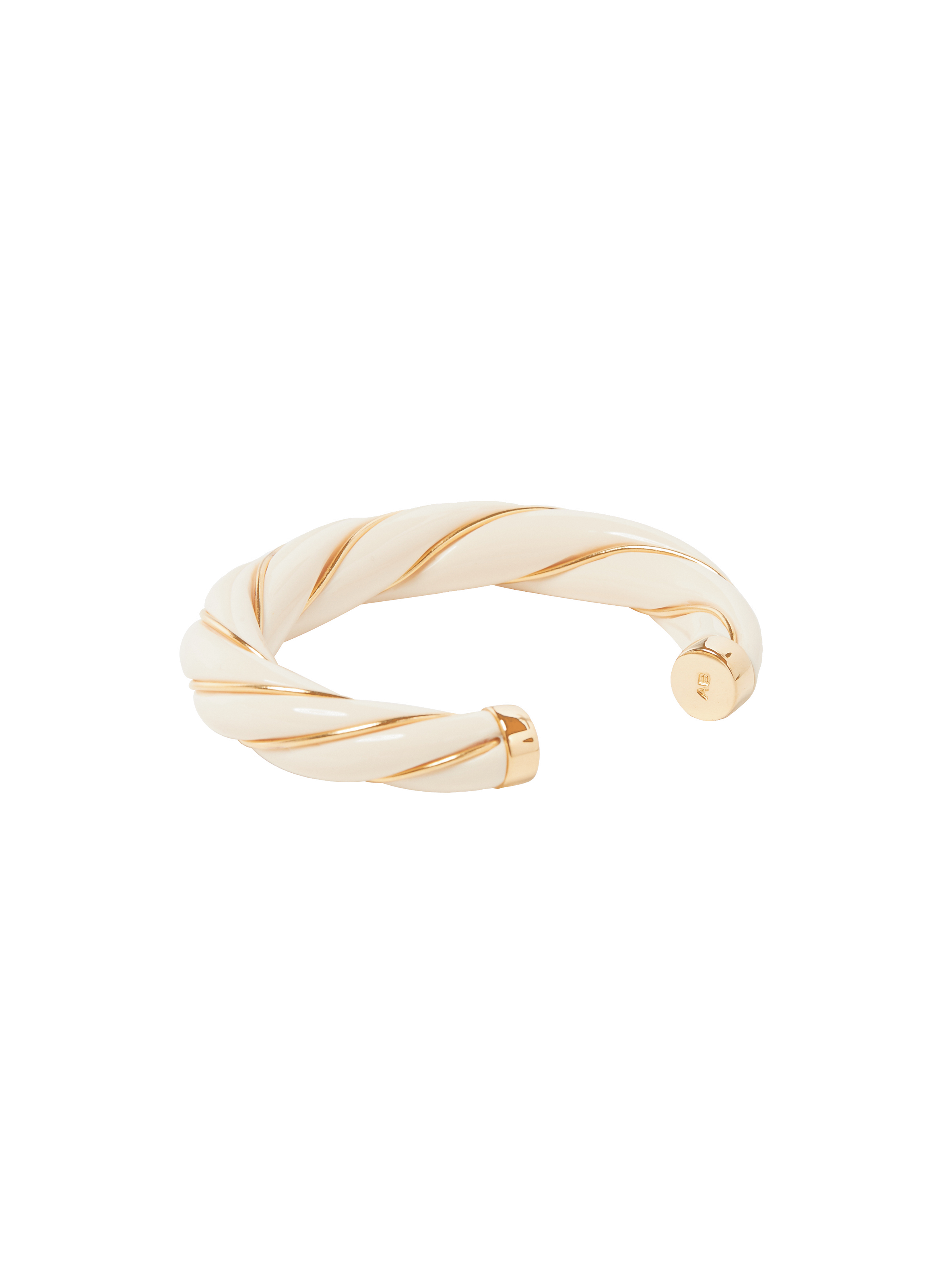 Bracelet jonc tressé AURELIE BIDERMANN Beige