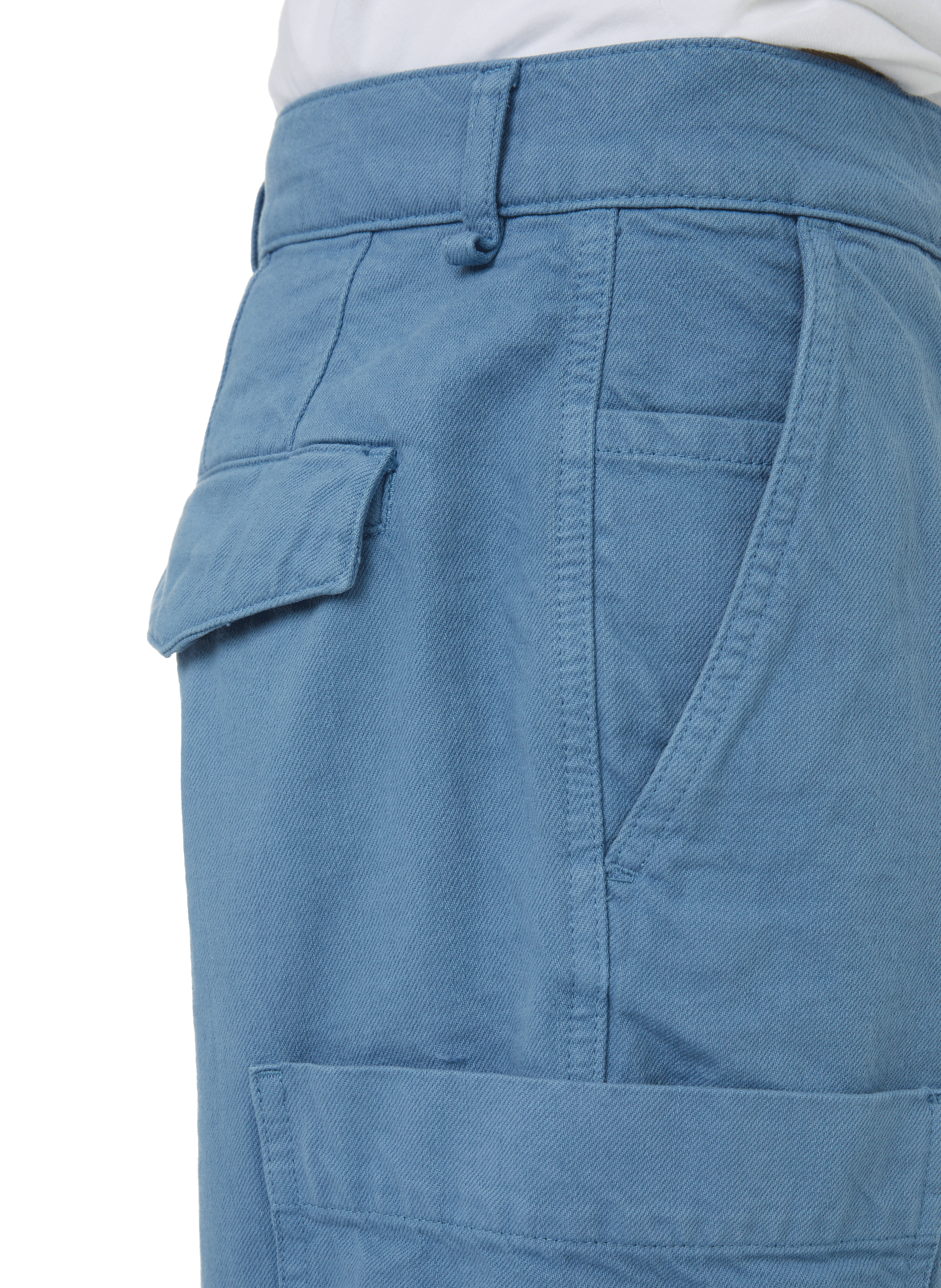 Recycled cotton Bermuda shorts SAISON 1865 Green