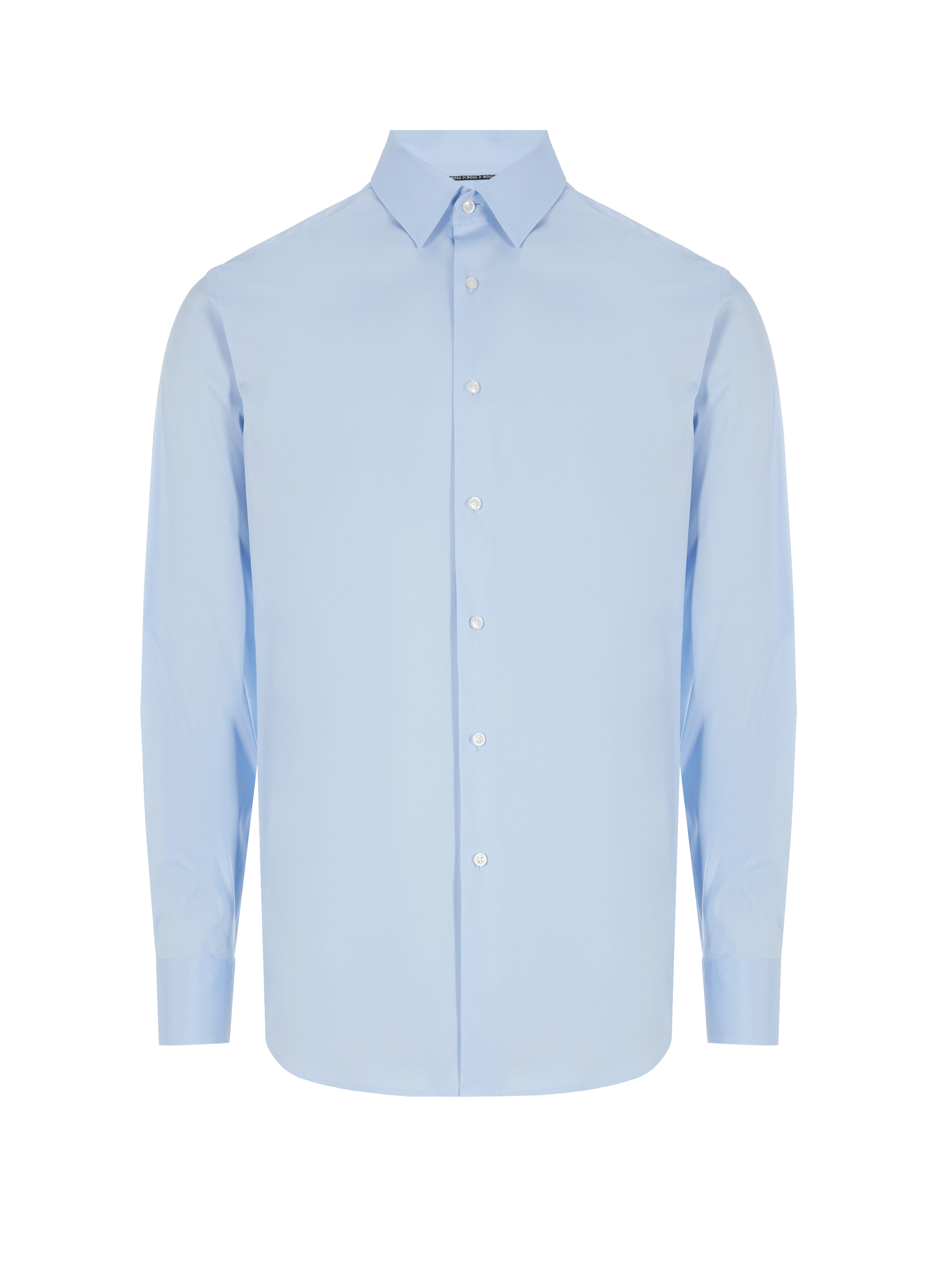 Cotton shirt BOSS Blue