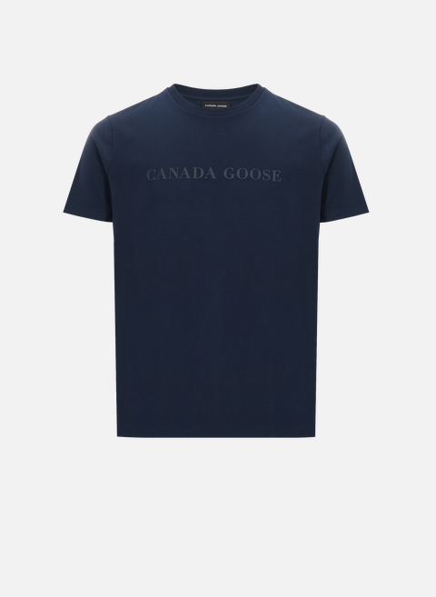 Baumwoll-T-Shirt BlueCANADA GOOSE 
