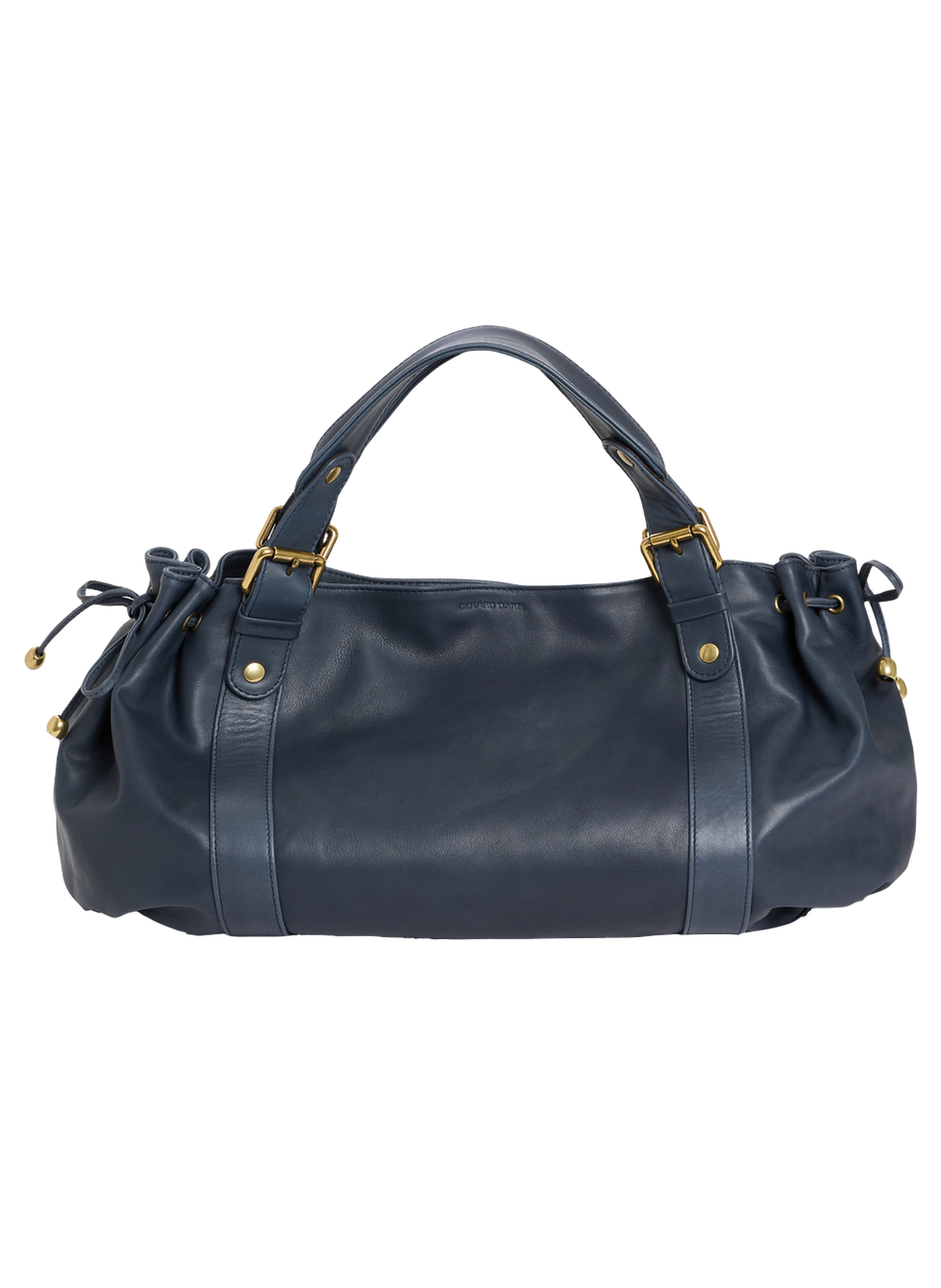 Sac Gerard Darel 24h Bleu Marine Sac à Main 24h En Cuir Gerard