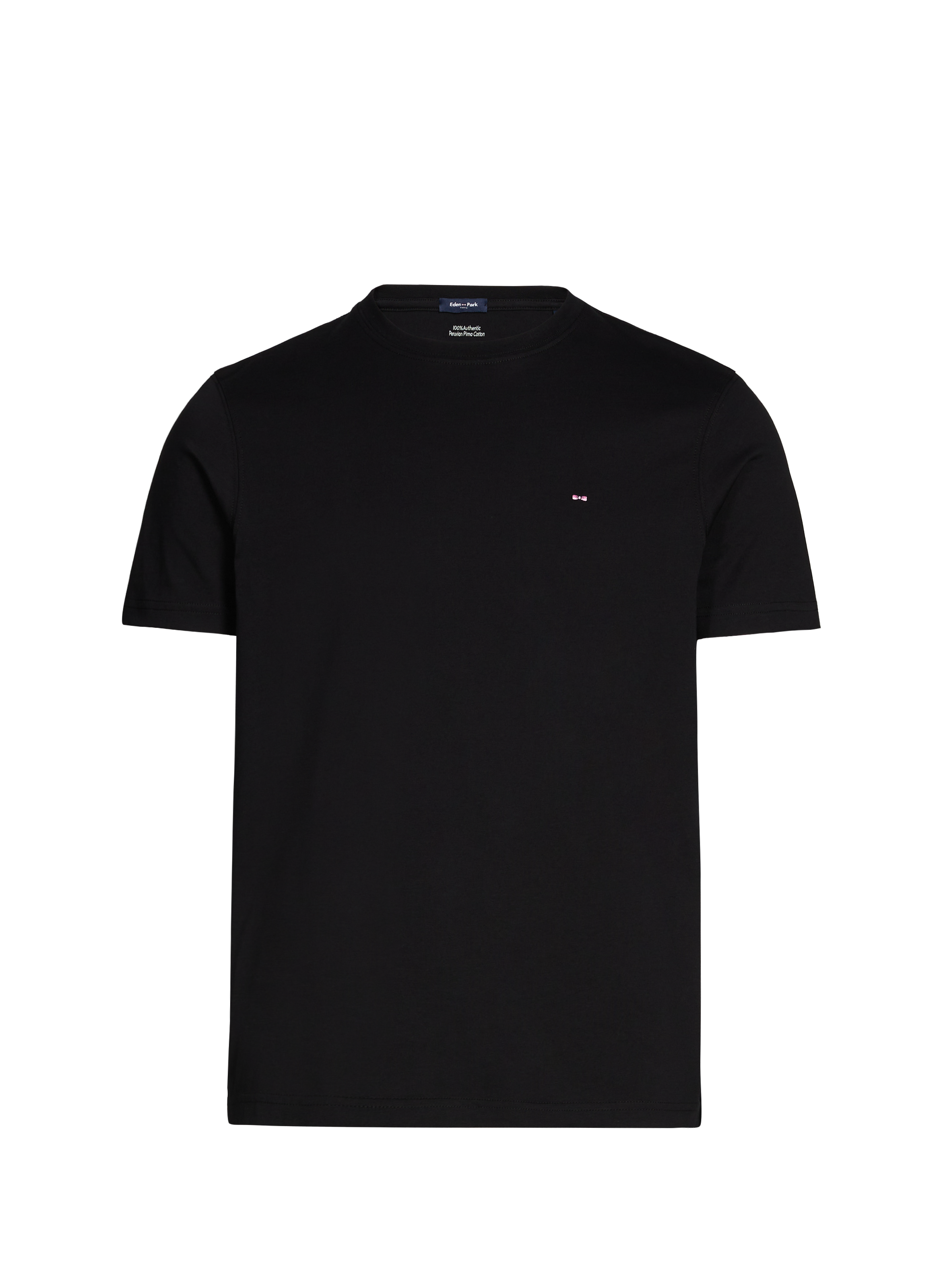 Cotton T-shirt EDEN PARK Black