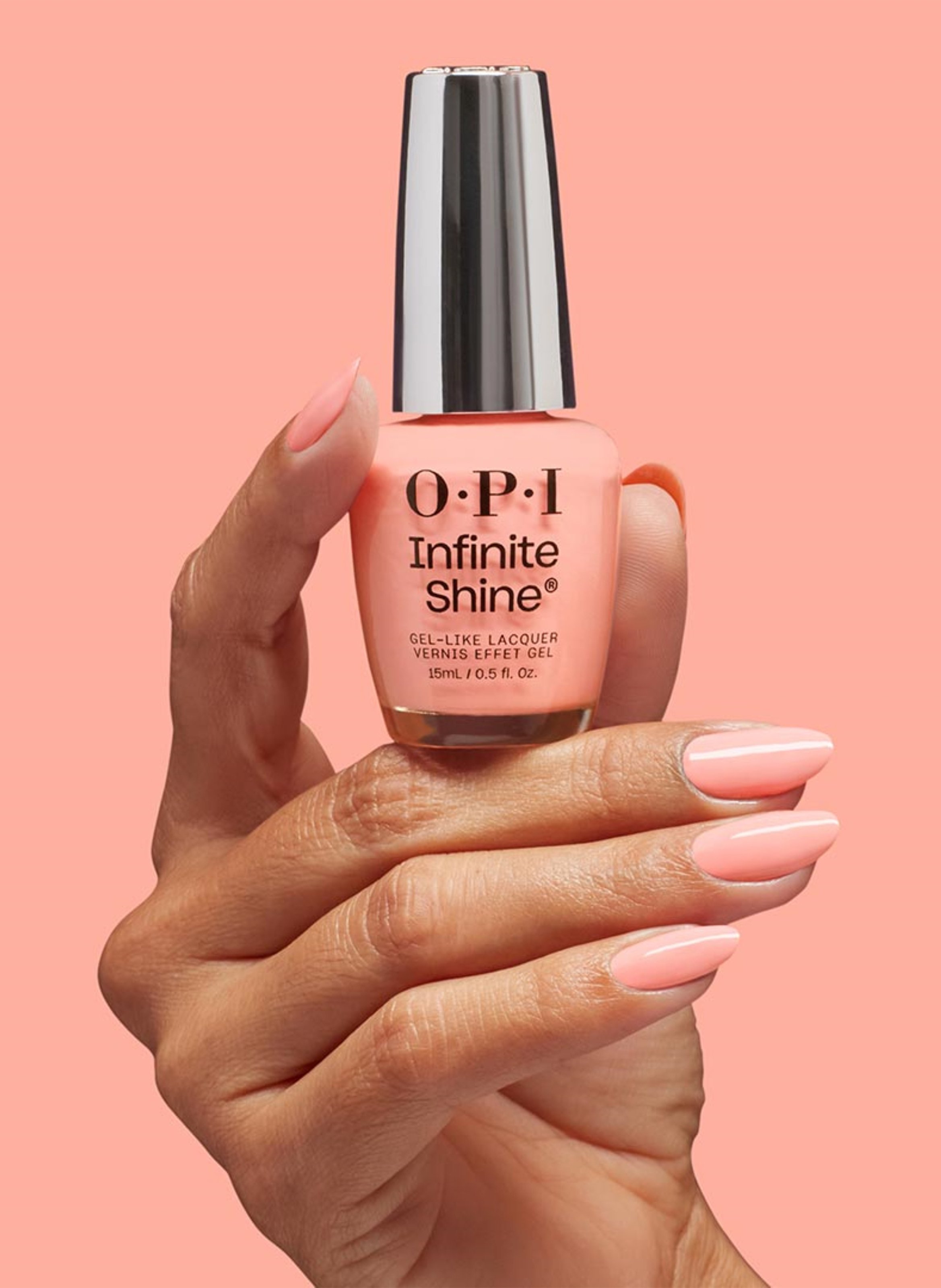 Strawberry Slay - Long-lasting gel effect nail polish OPI Isl178