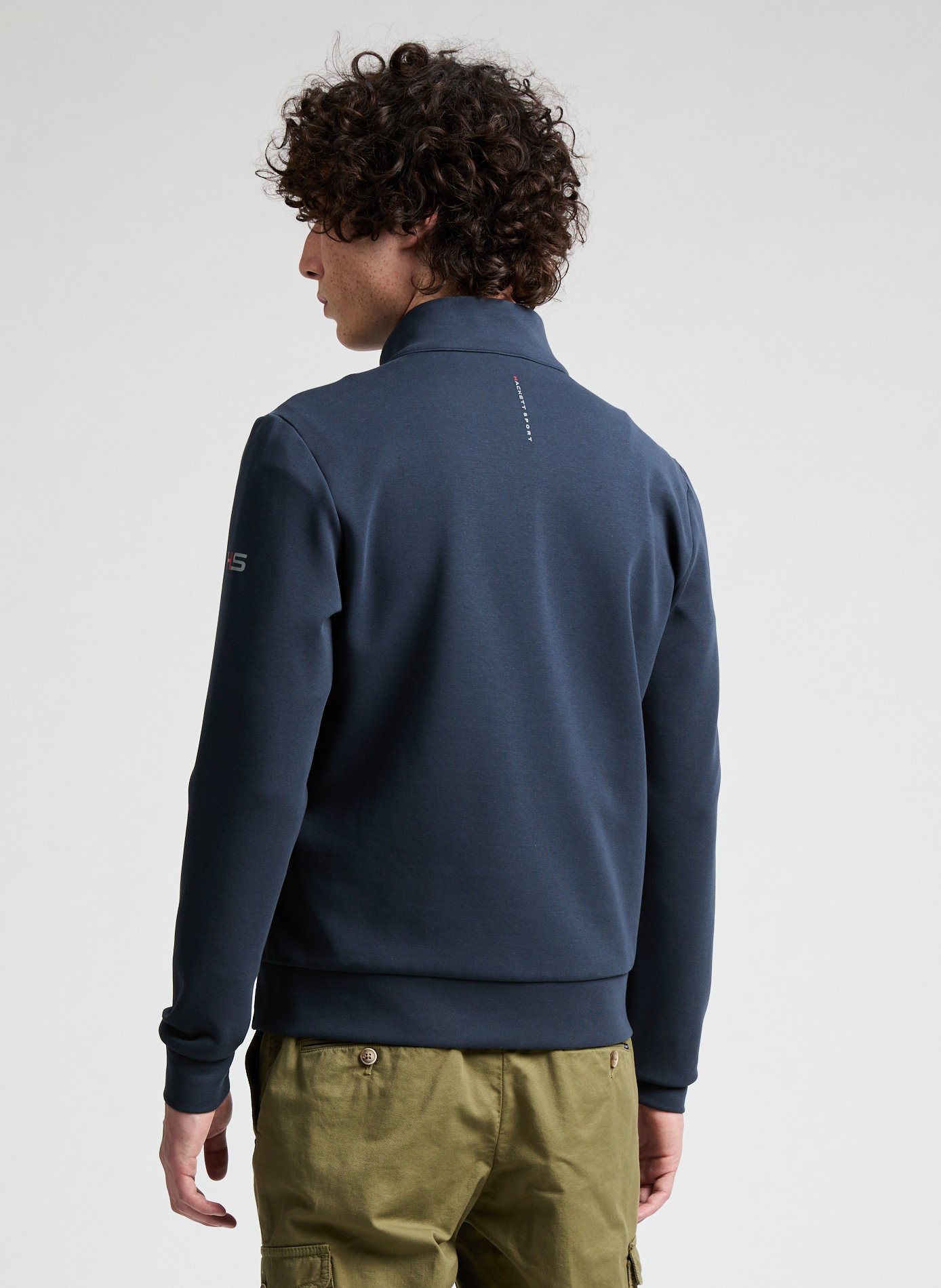 Sweatshirt zippé matelassé HACKETT Bleu