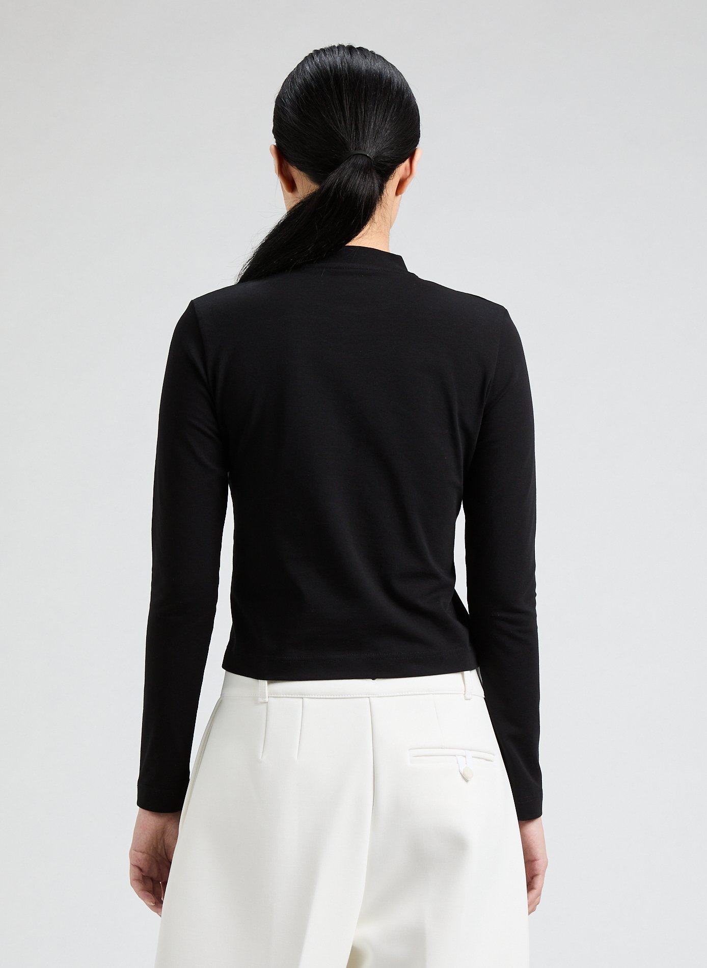 Pull en coton mélangé JACQUEMUS Noir