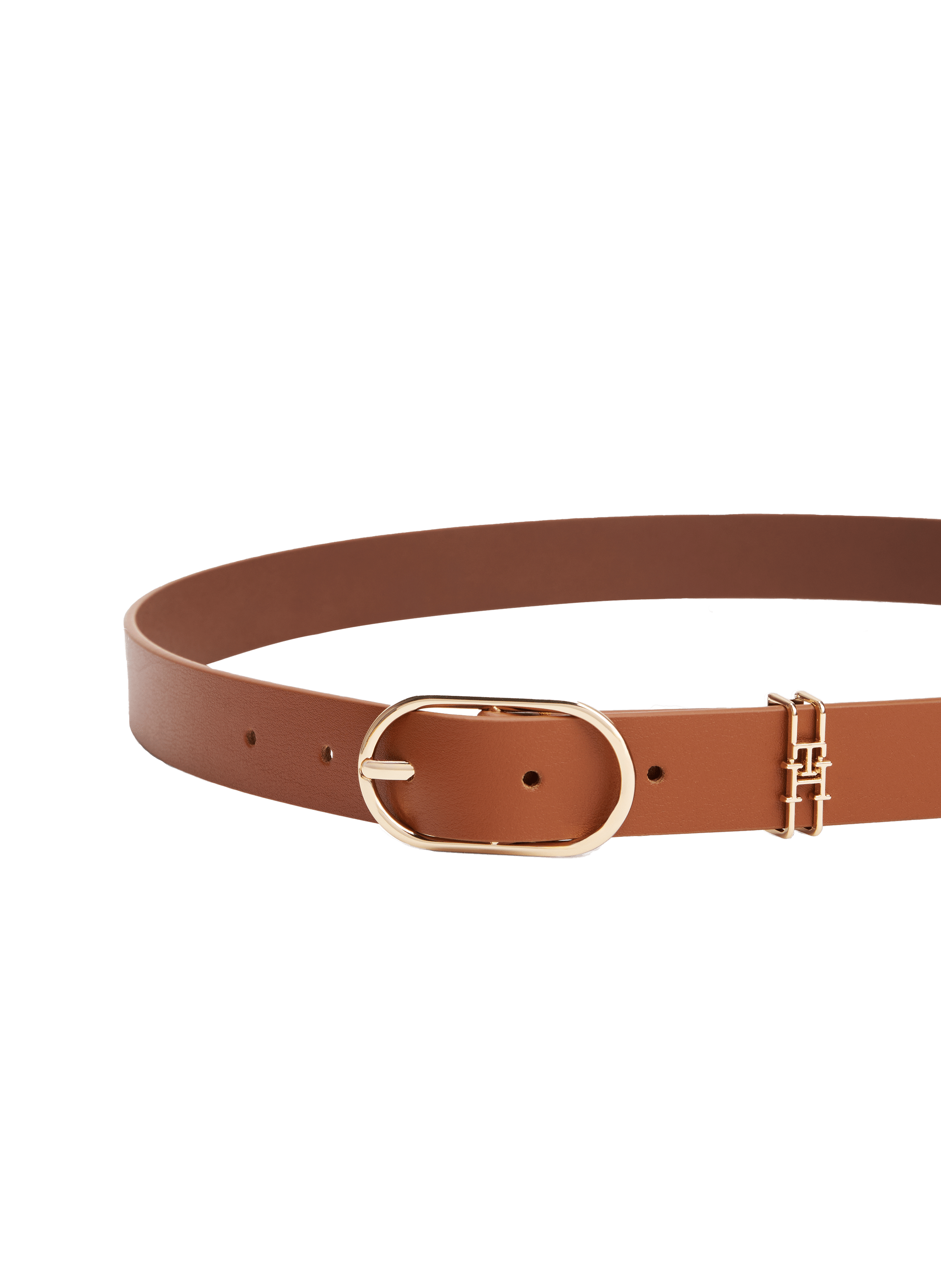 Ceinture en cuir  TOMMY HILFIGER Marron