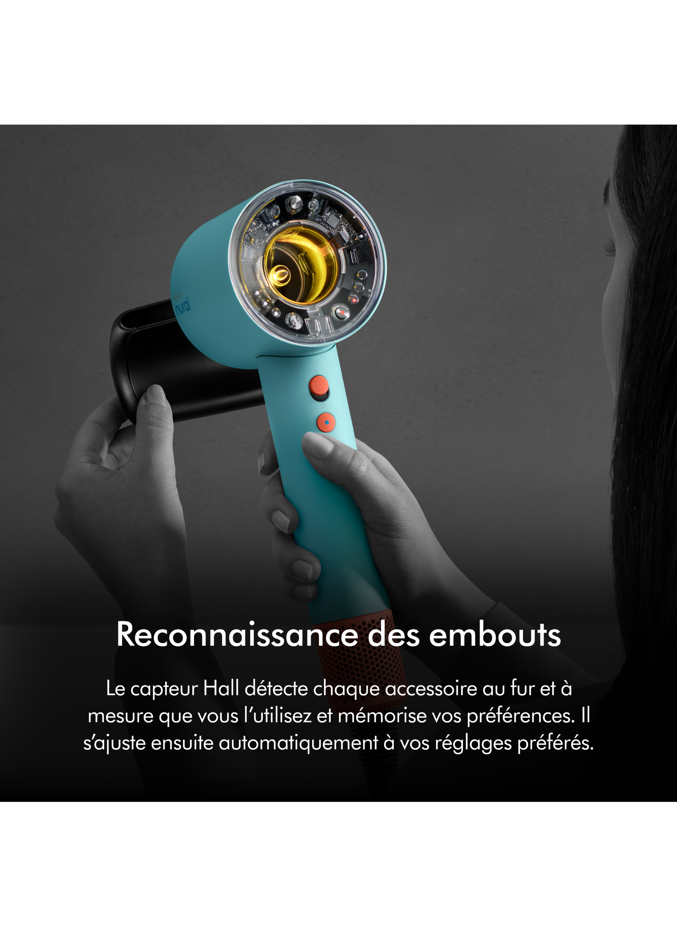 Supersonic Nural™ Cheveux bouclés à frisés or rose et céramique No color