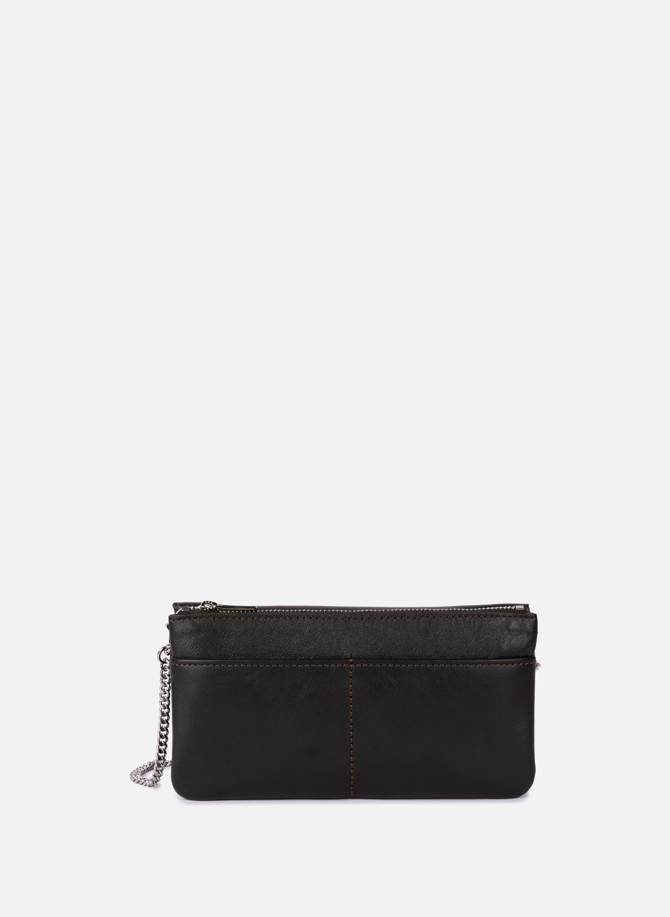 Double pochette - soft pm LANCASTER Marron