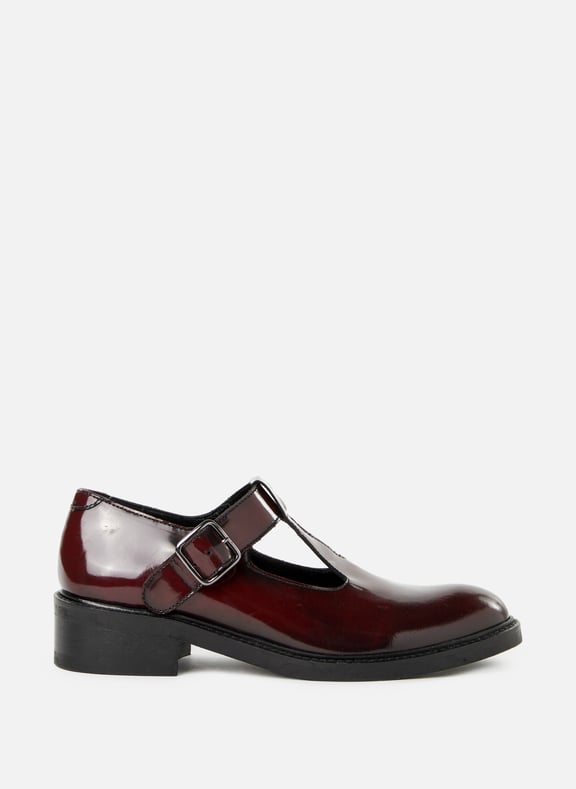 Salomés Dalome en cuir Rouge by SAISON 1865 SAISON 1865 Salomés Dalome en cuir Rouge
