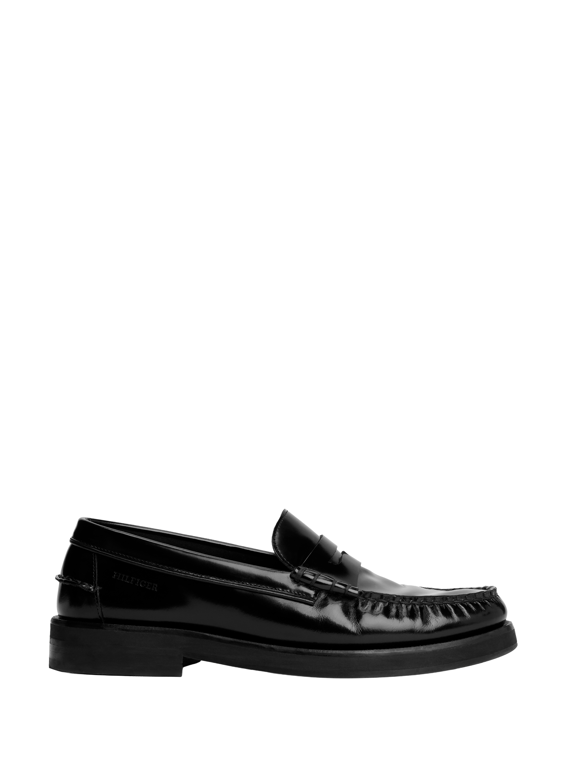 TOMMY HILFIGER Mocassins en cuir Noir