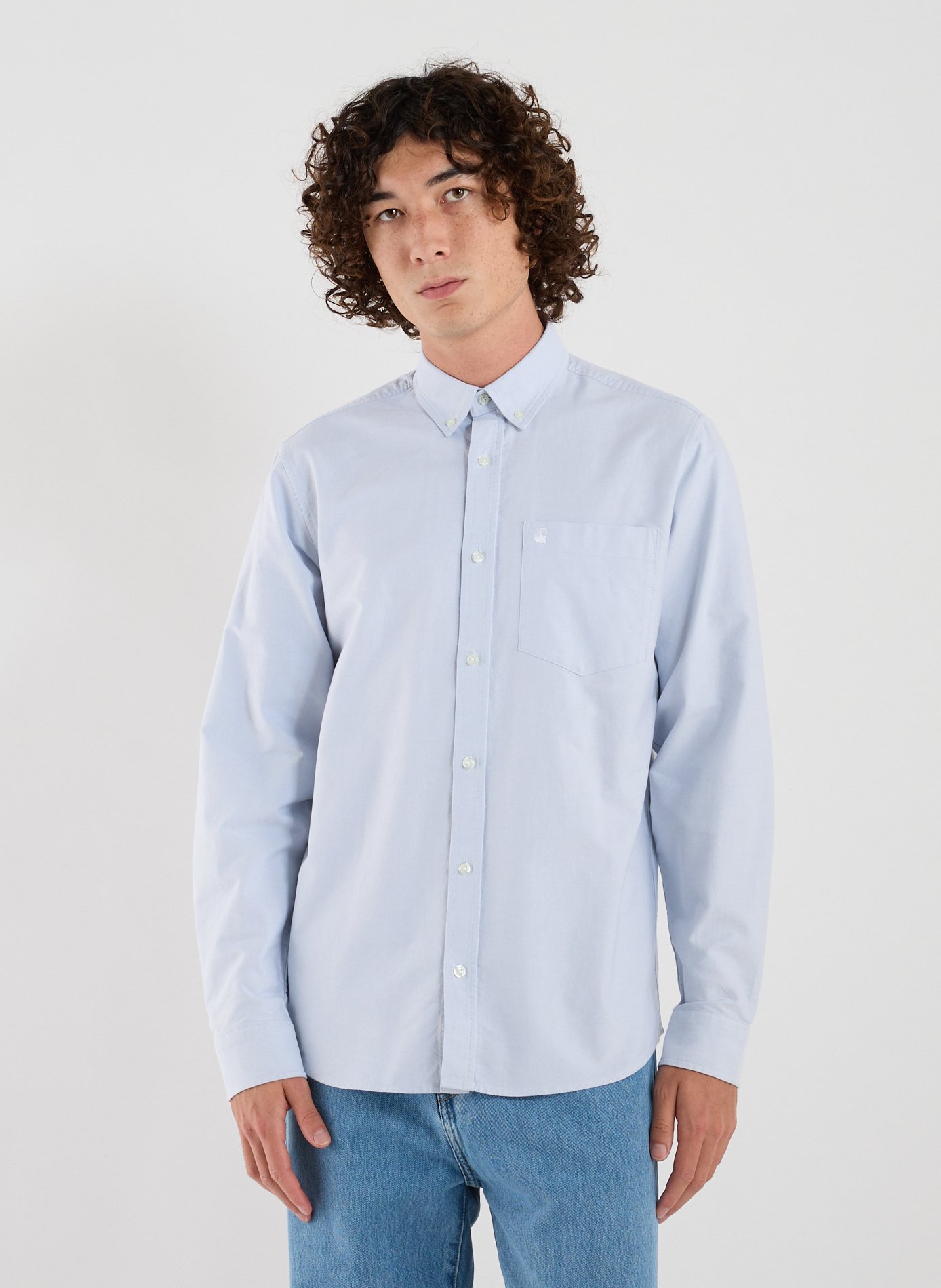 CARHARTT WIP Chemise en coton  Bleu
