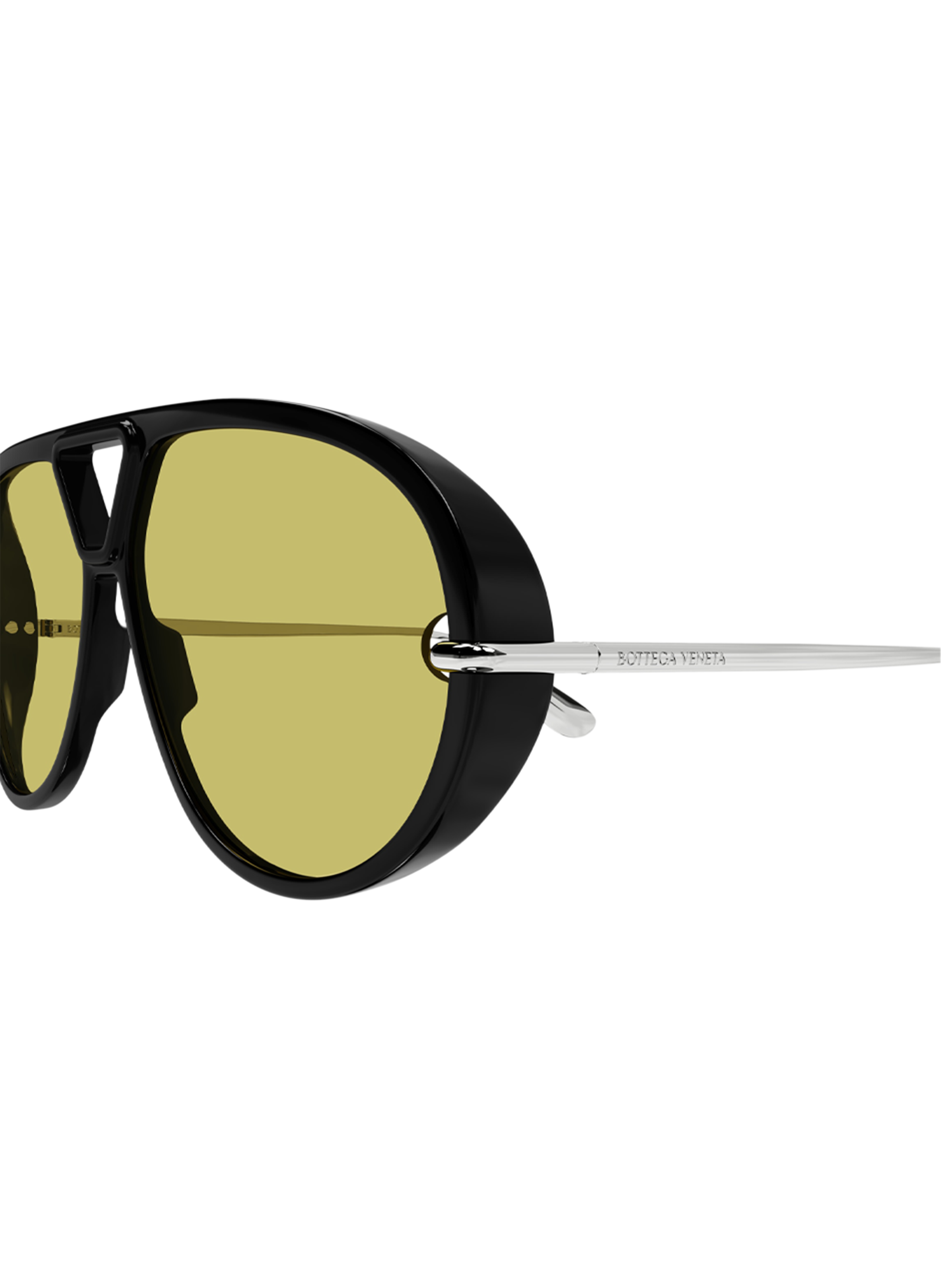 Lunettes de soleil aviateur BOTTEGA VENETA Noir