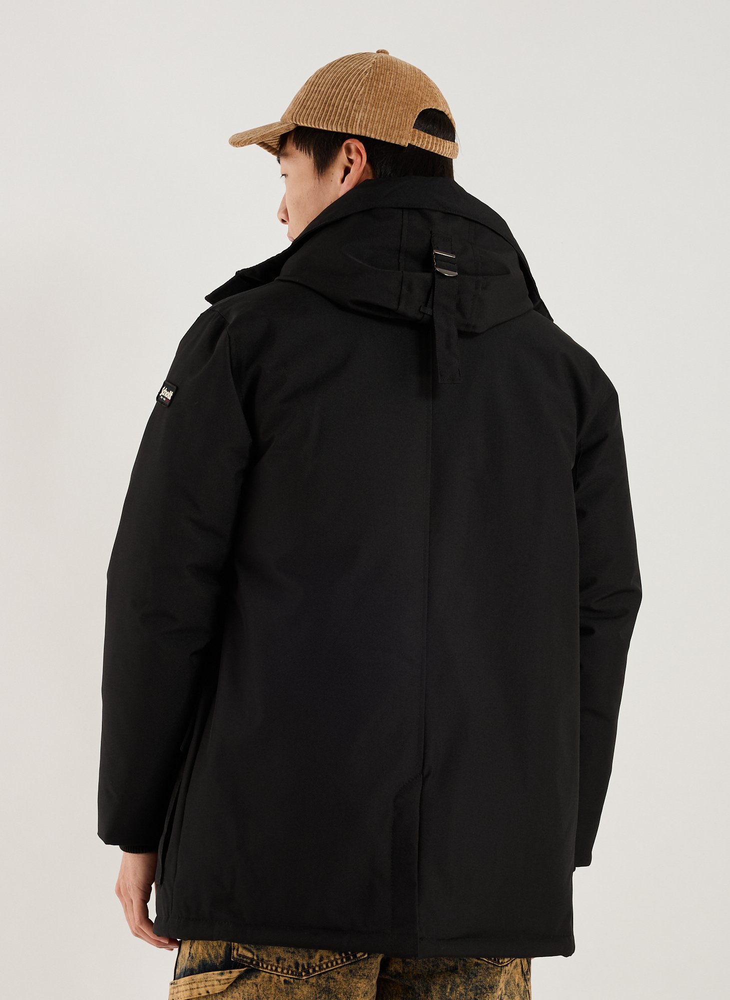 Parka matelassée mi-longue SCHOTT Noir