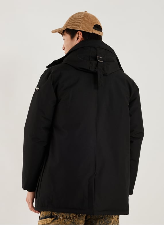 Parka matelassée mi-longue | Noir by SCHOTT Parka matelassée mi-longue Noir