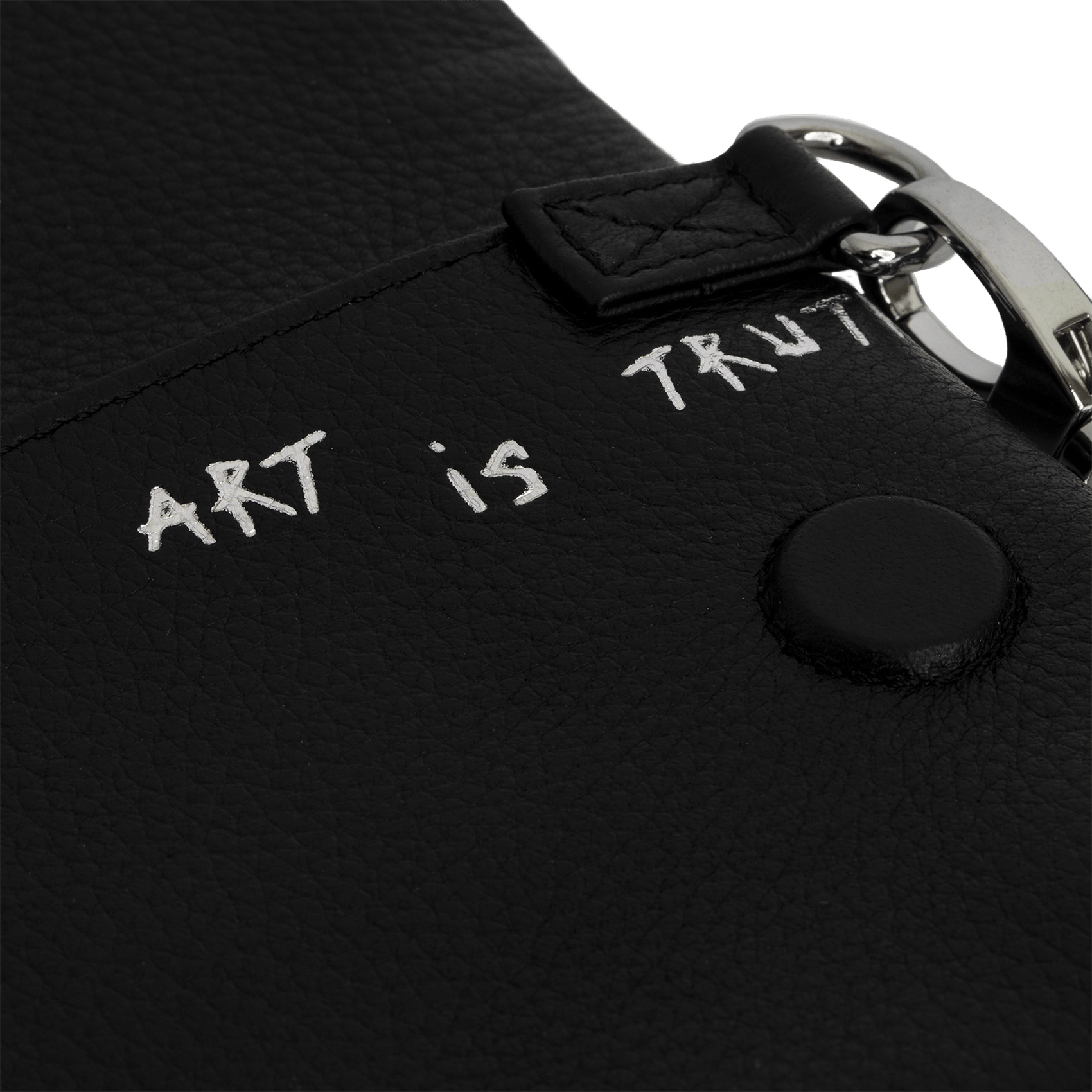 Pochette en cuir imprimée rock nano ZADIG&VOLTAIRE Noir