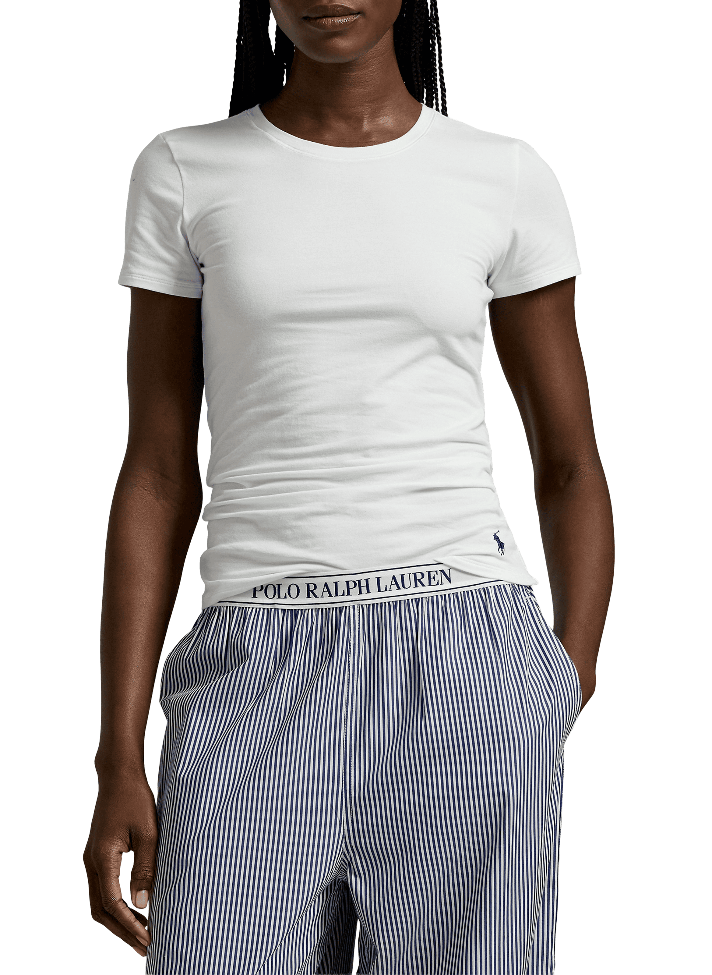 POLO RALPH LAUREN Cotton round-neck T-shirt White