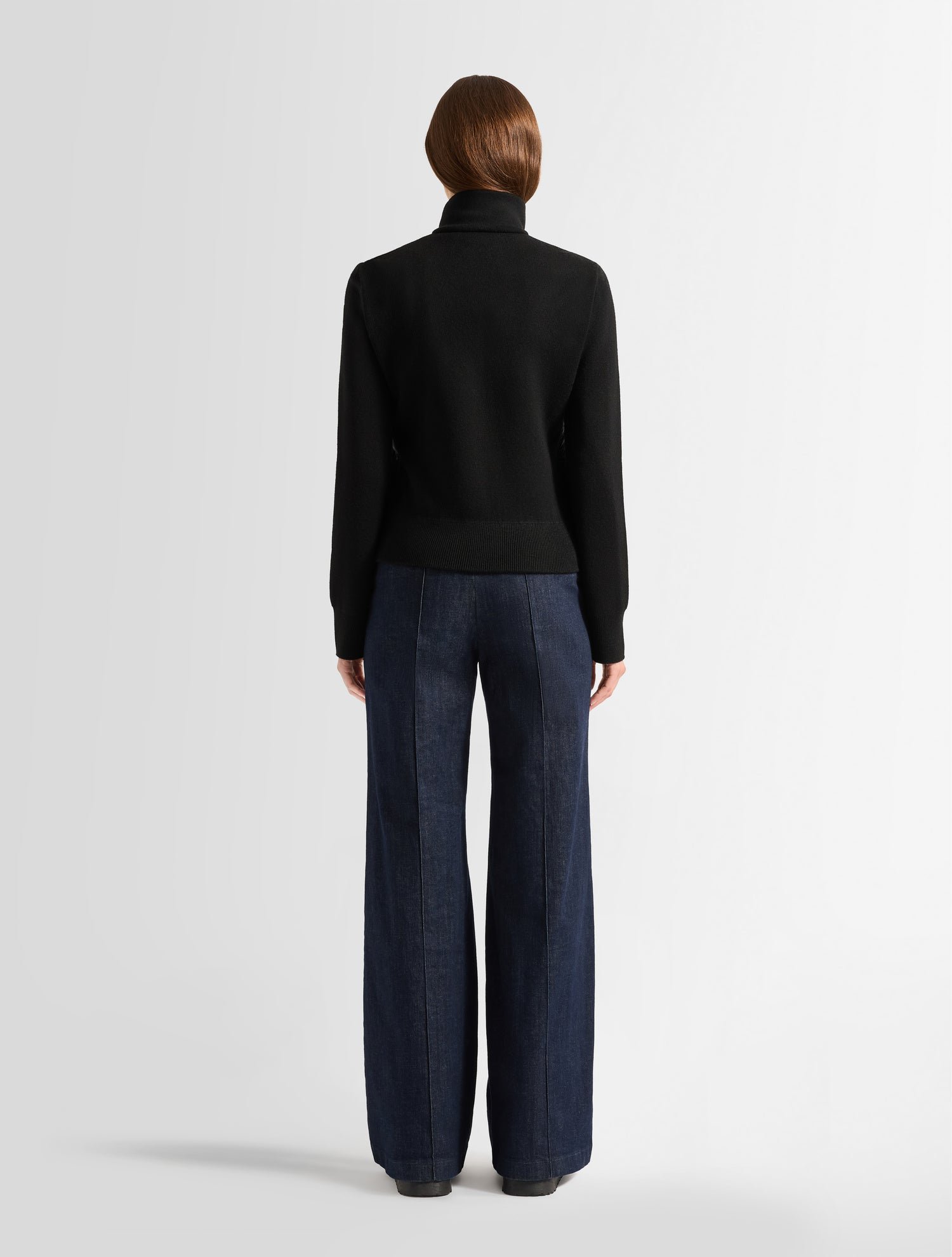 Blouson somarra col montant coupe regular FUSALP Noir