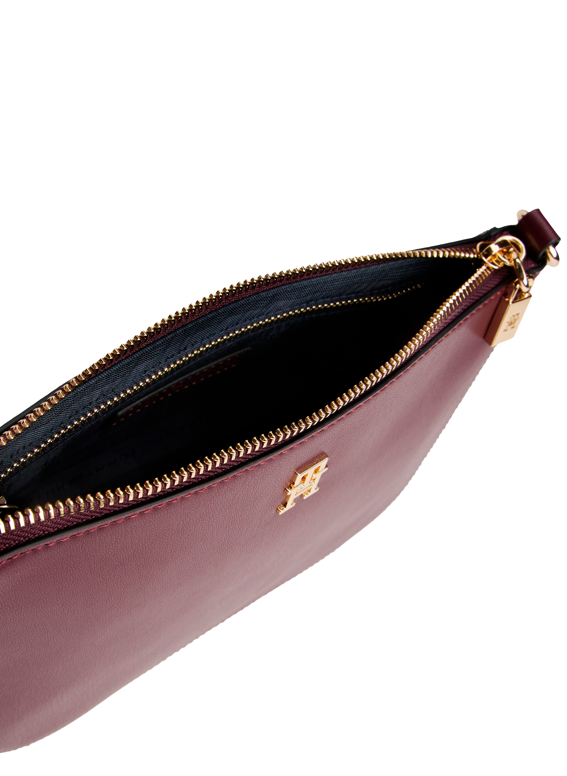 Shoulder bag with decorative chain TOMMY HILFIGER Red