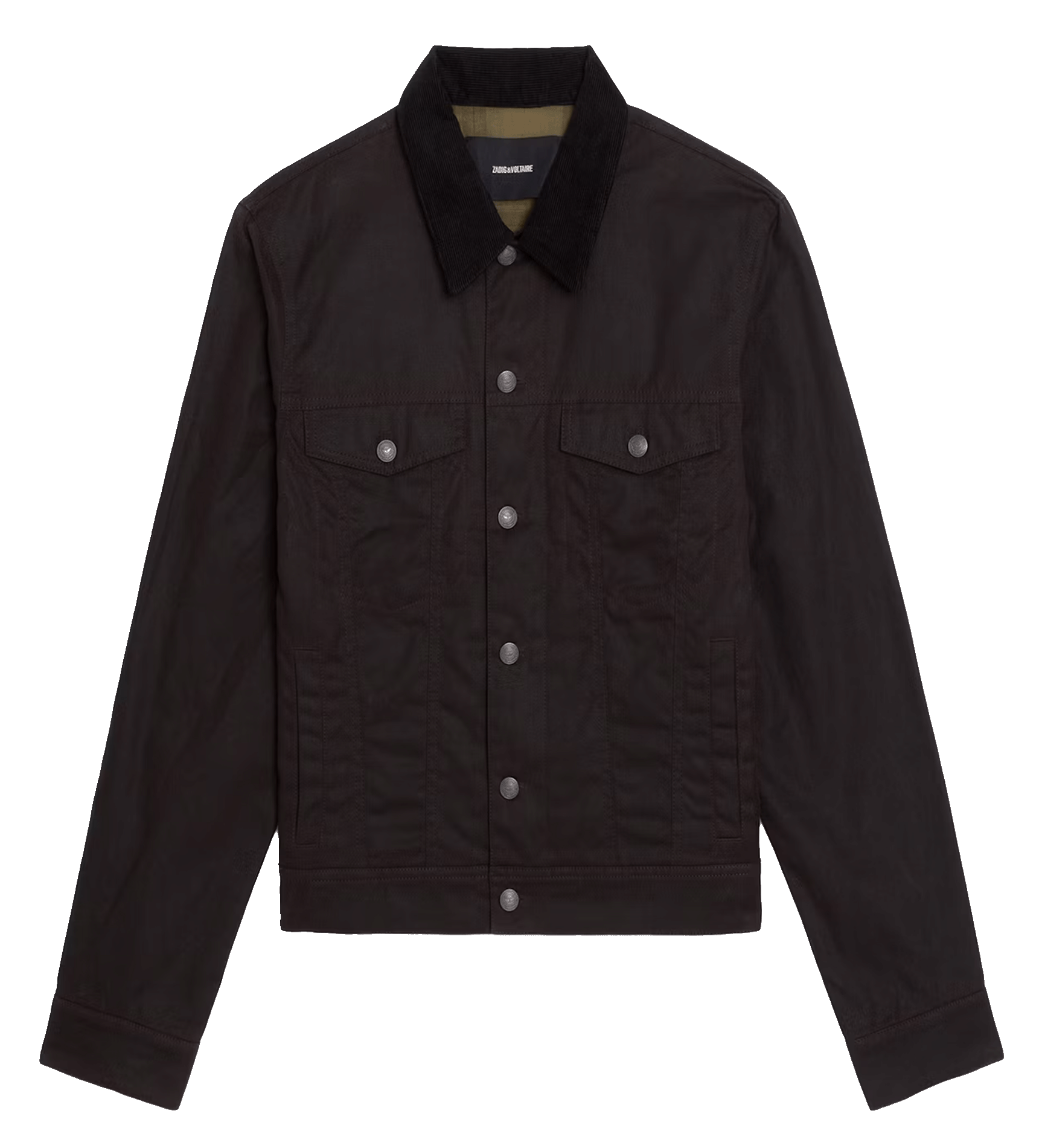 Veste col classique en coton bases ZADIG&VOLTAIRE Marron