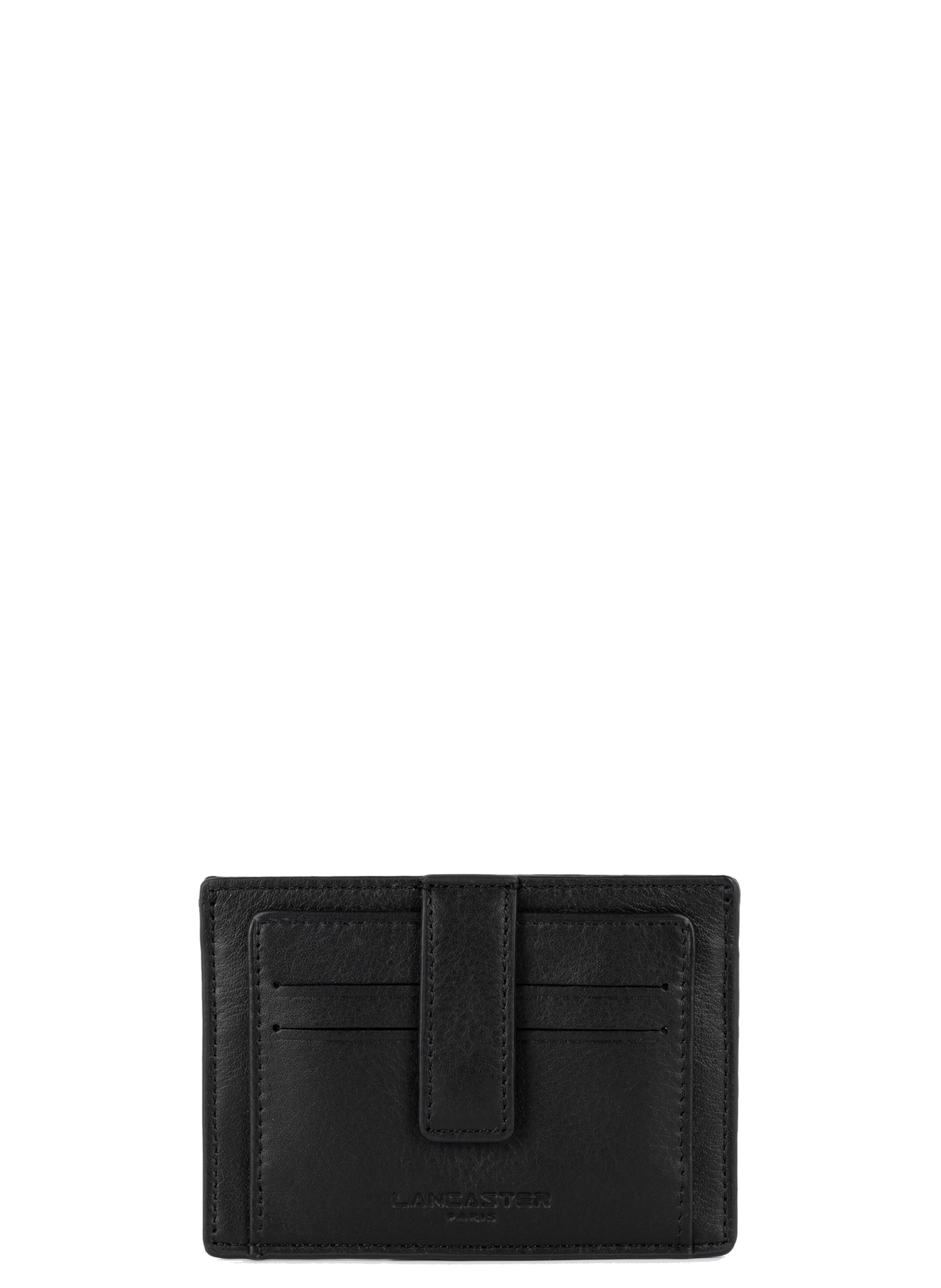 LANCASTER Porte-cartes - soft vintage Noir