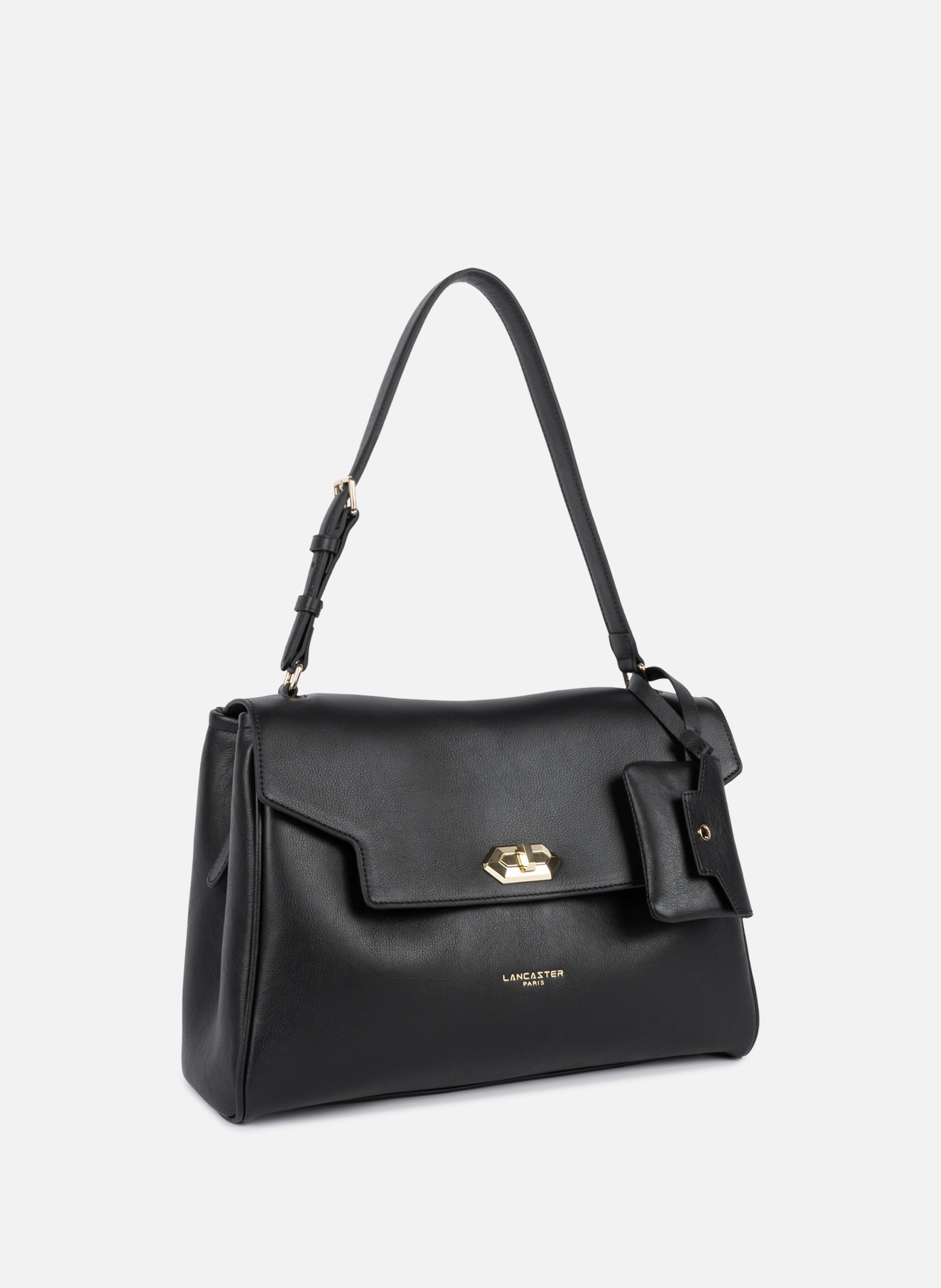 Grand sac cabas épaule - mademoiselle grace LANCASTER Noir