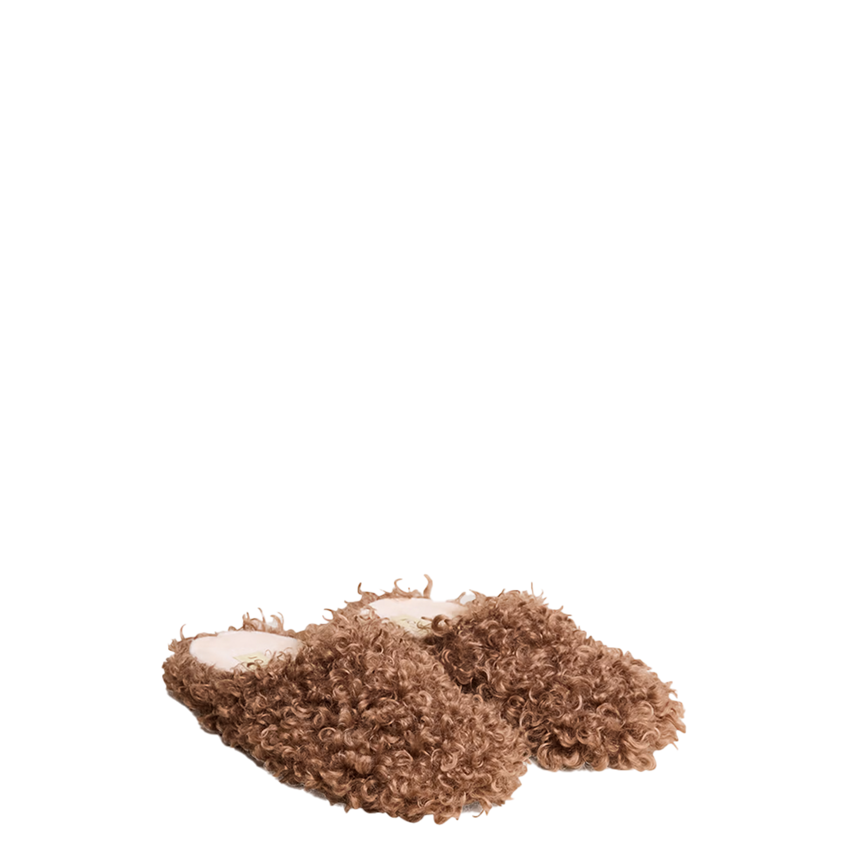 Chausson en fourrure synthétque judie JONAK Marron