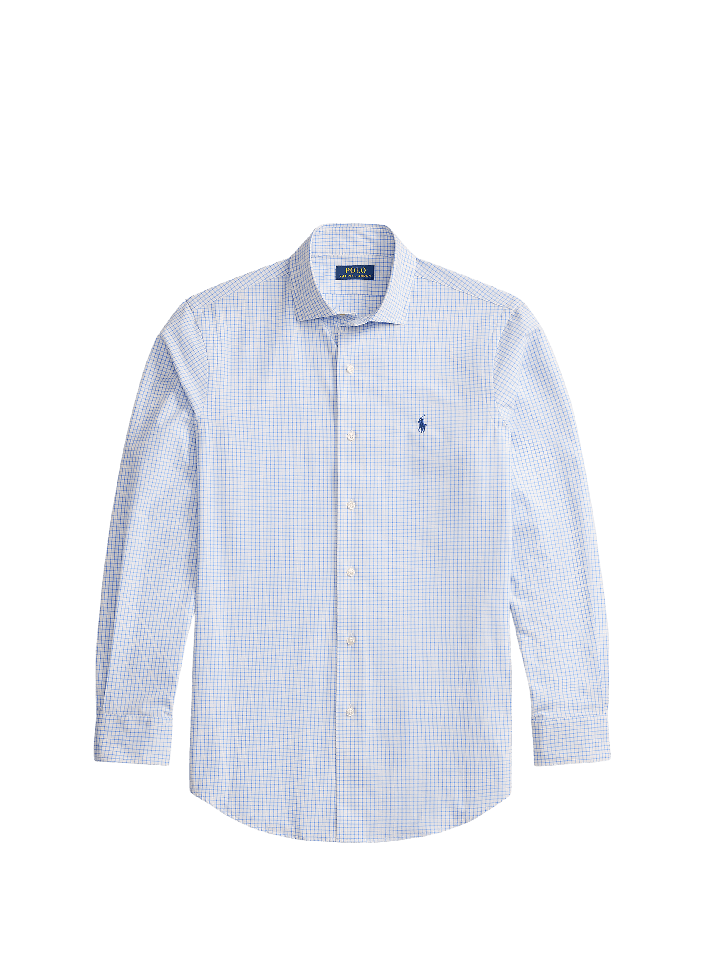 Chemise col classique en coton  7047b white harbor island blue