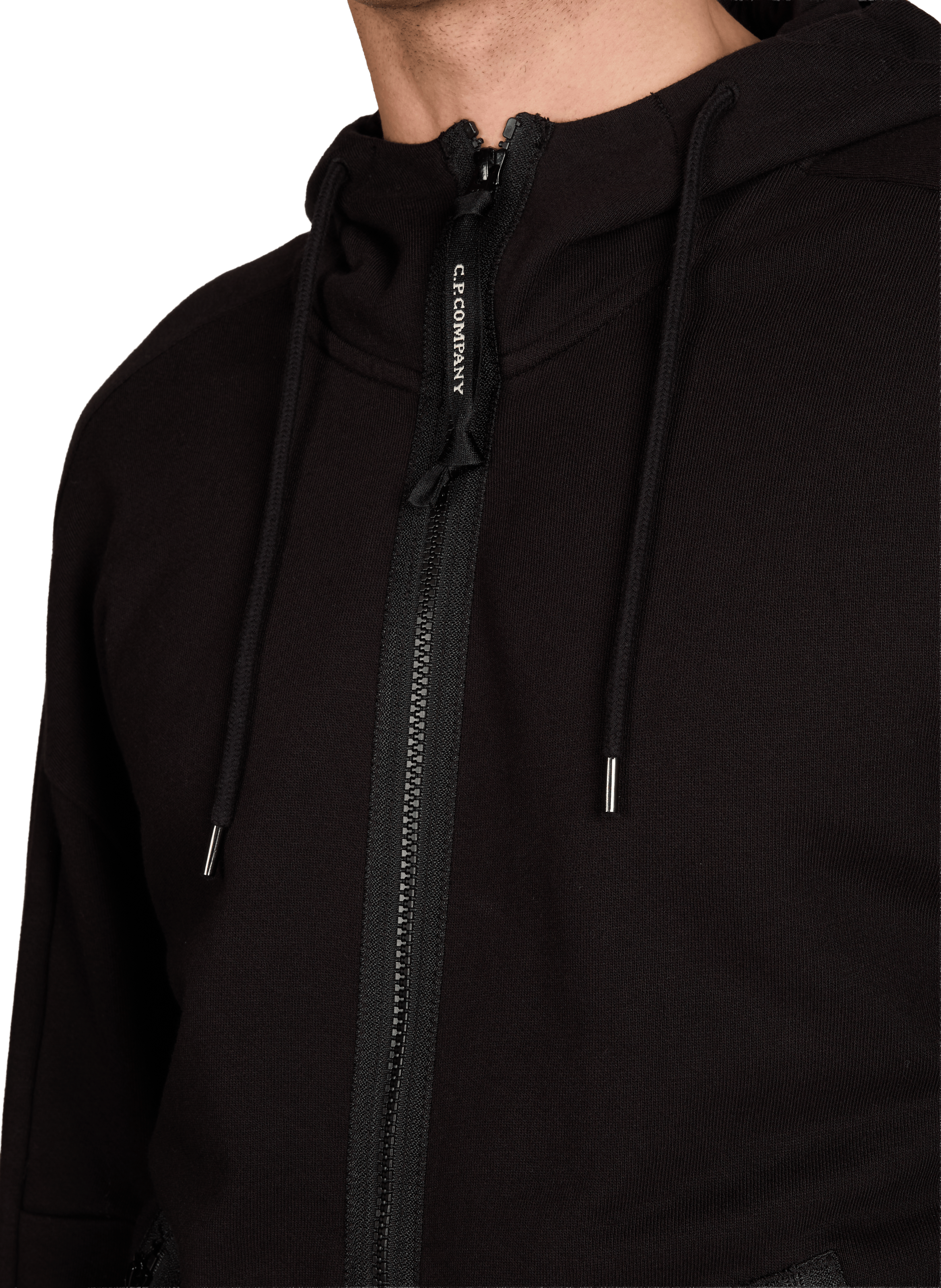 Cotton-blend hoodie CP COMPANY Black