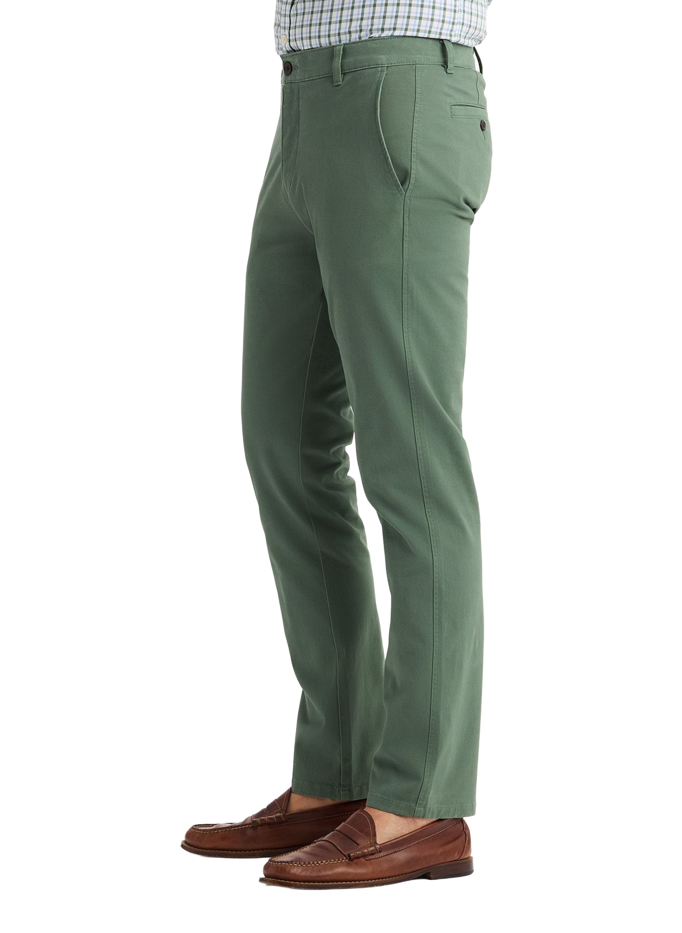 Straight cotton trousers DOCKERS Green