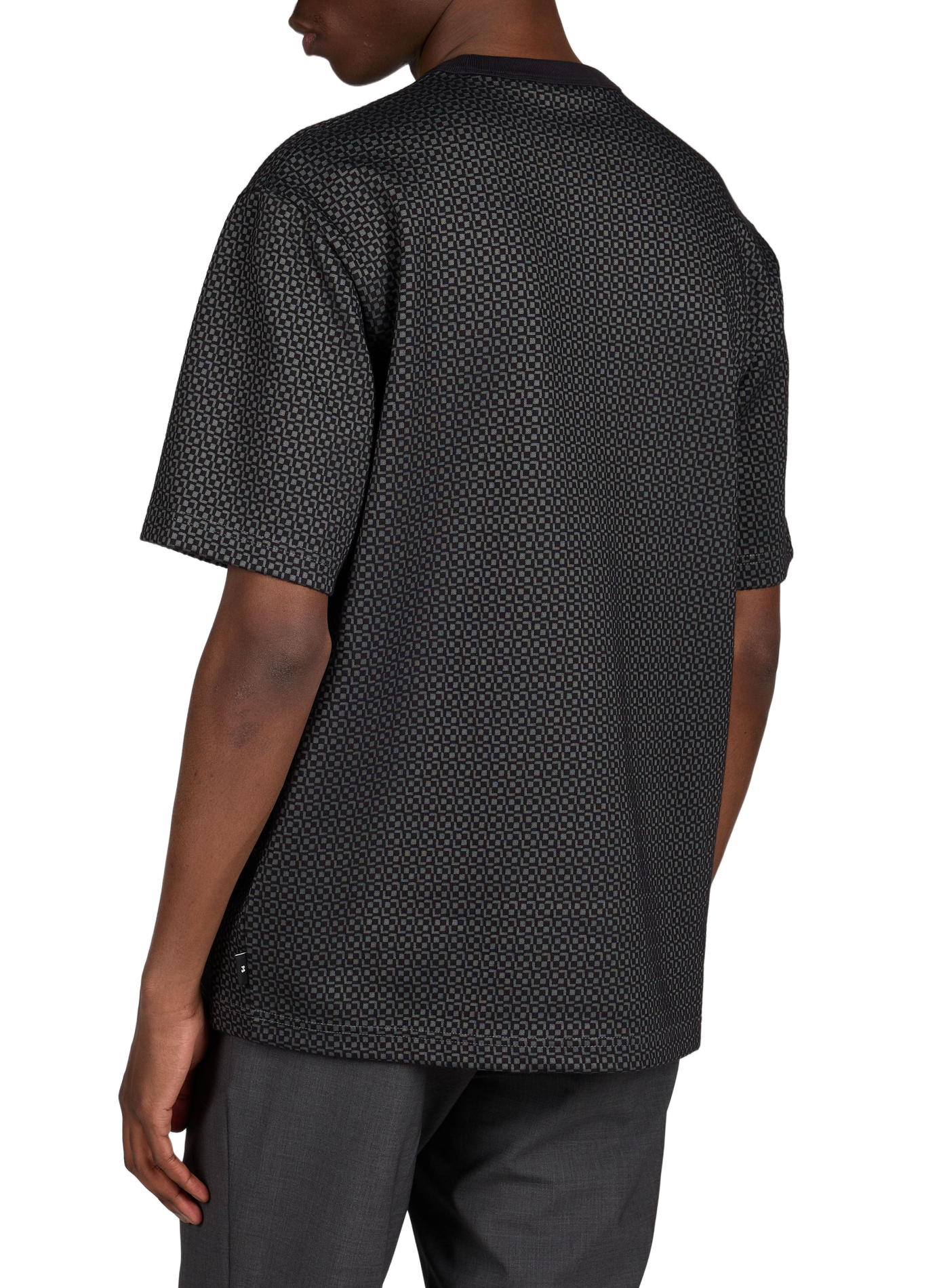 Short-sleeve straight printed T-shirt PAUL SMITH Black