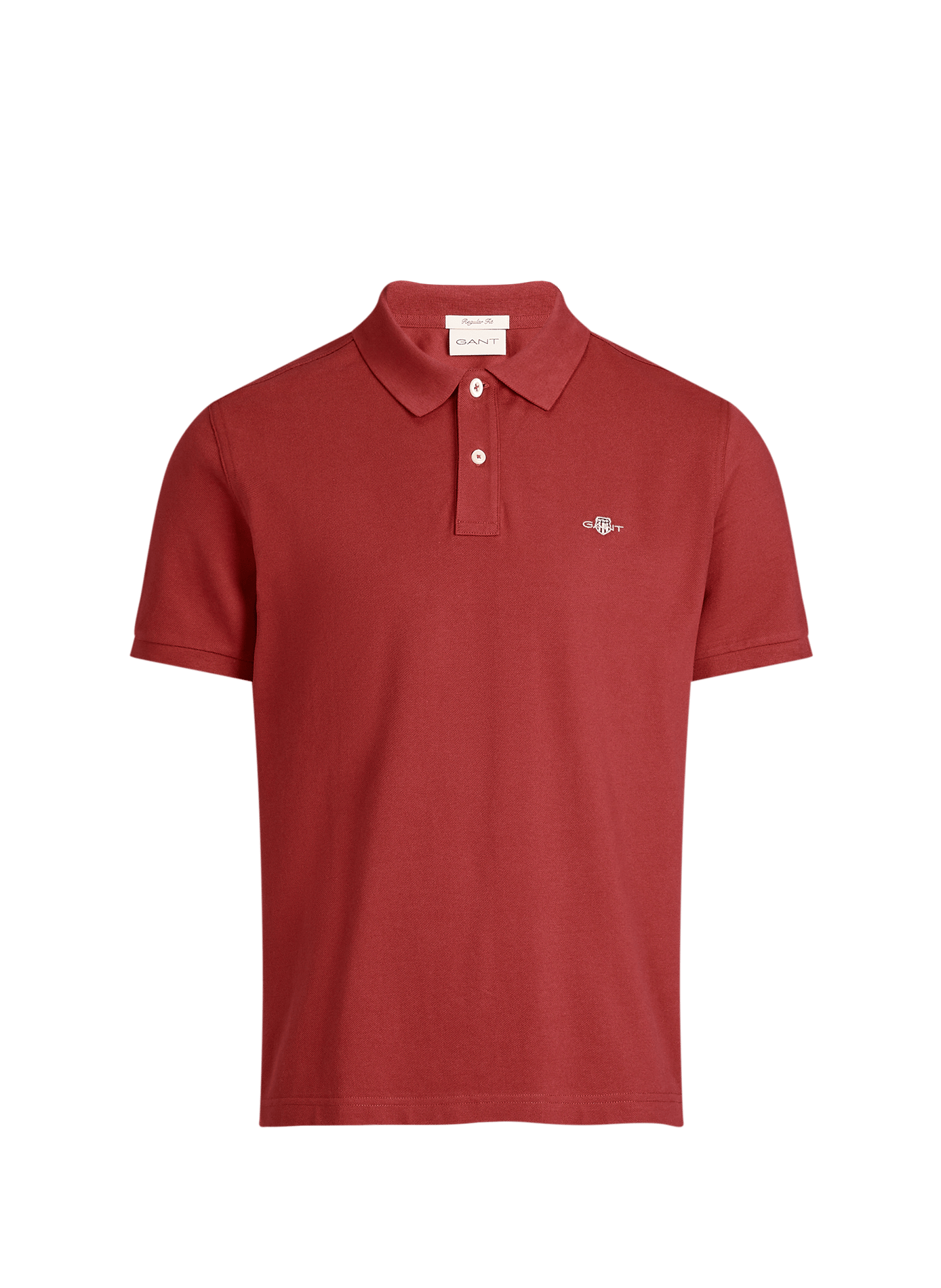 Polo à manches courtes en coton  Muted red