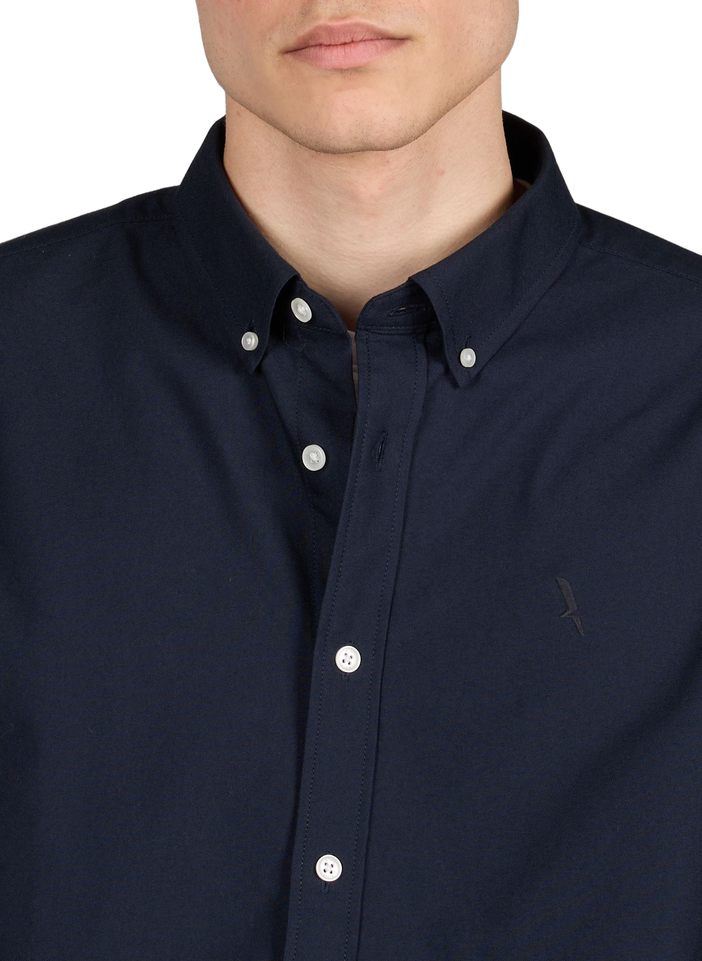 Empire straight shirt in blended cotton AIGLE Blue