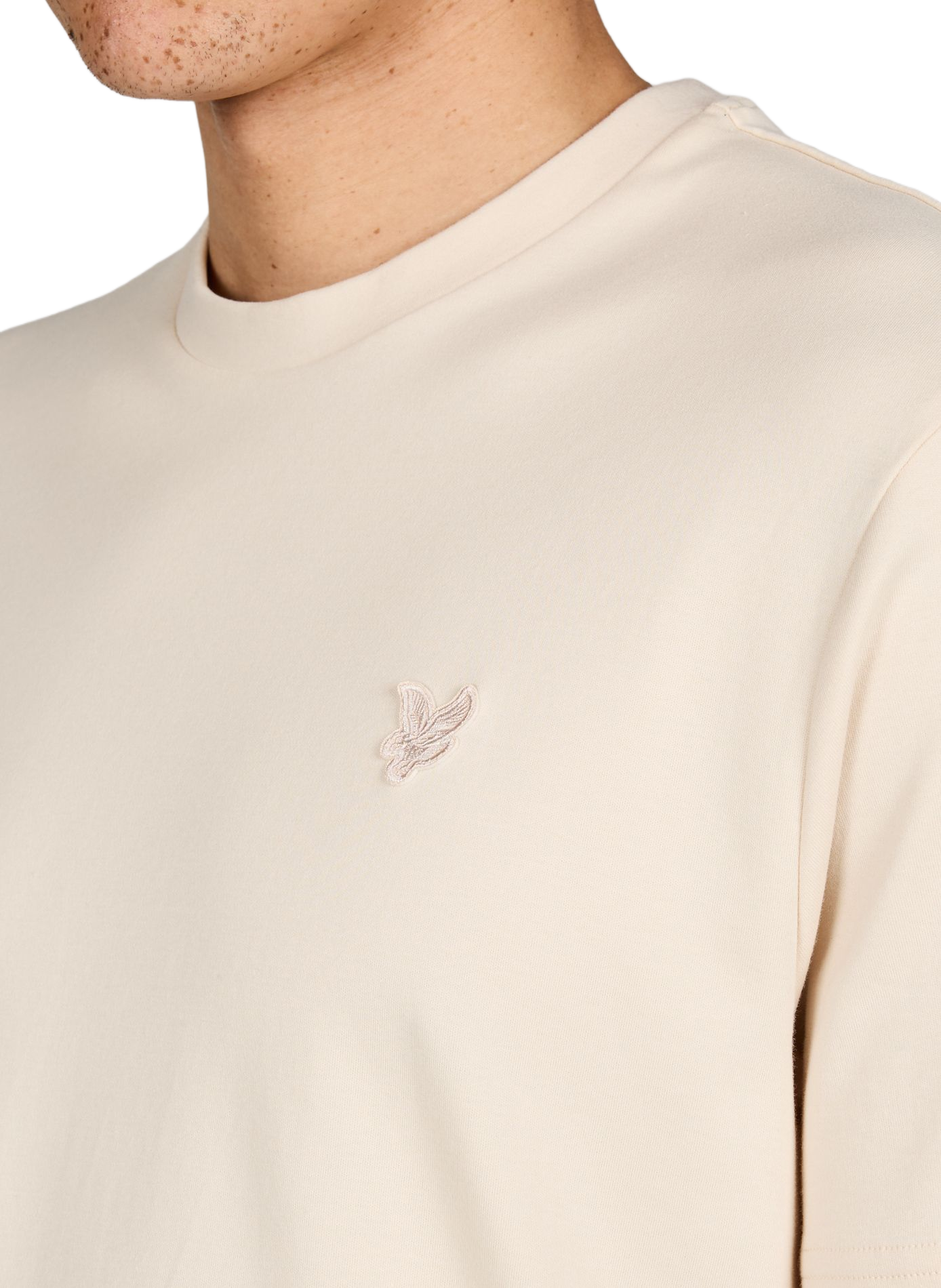 T-shirt en coton LYLE & SCOTT Beige