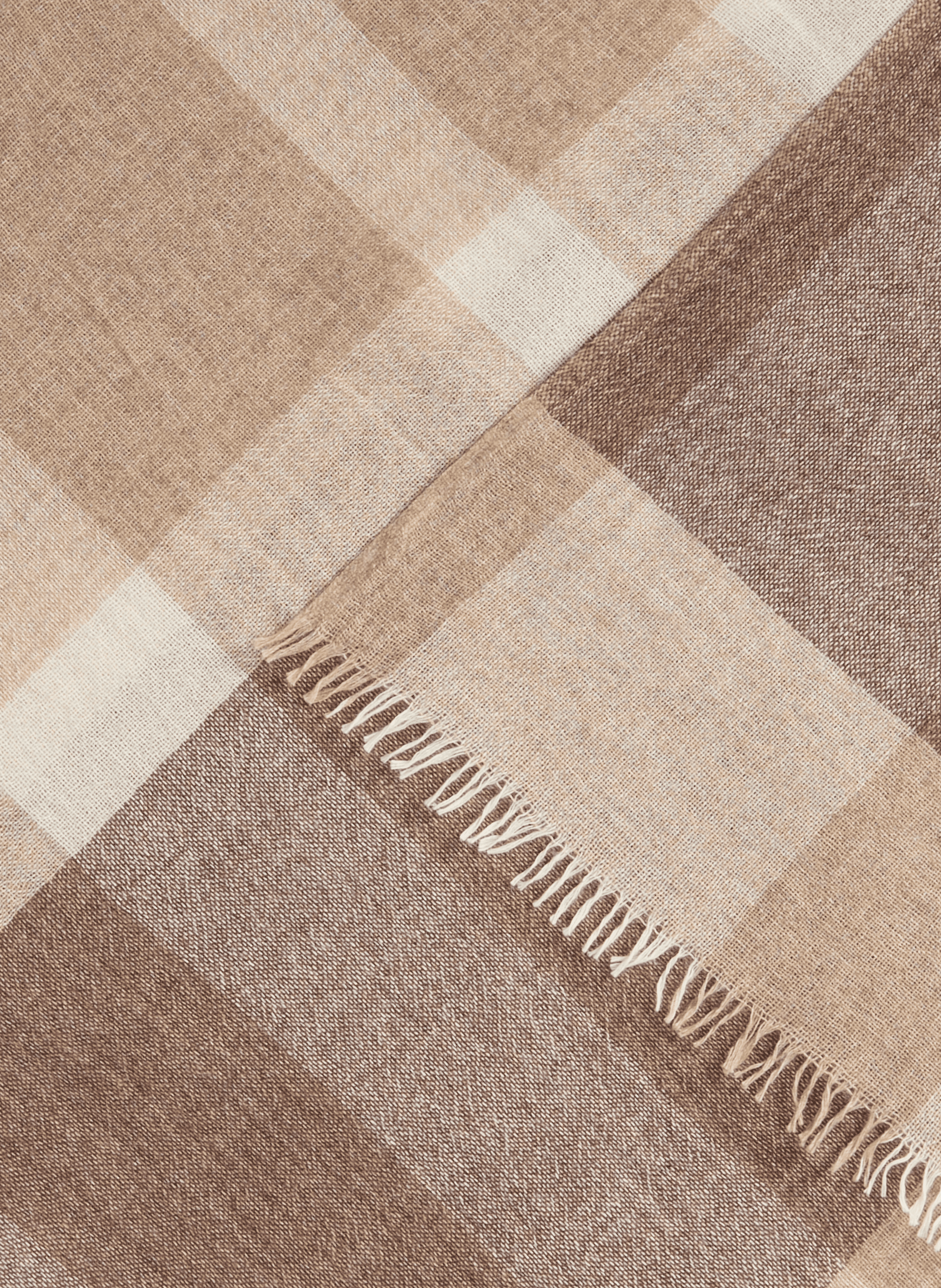 Checkered scarf in wool and cotton blend SAISON 1865 Multicolour