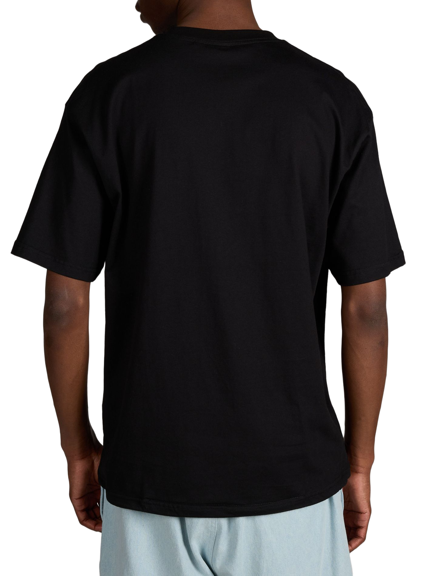 T-shirt with logo and adjustable hem in cotton TAION Black