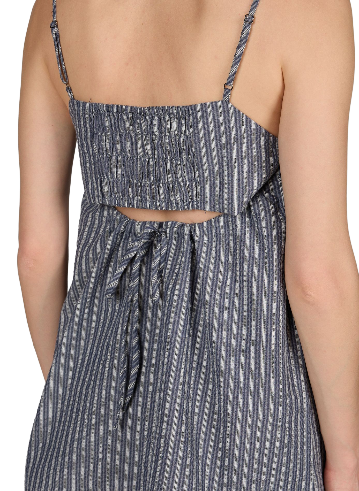 Robe courte ample à rayures OBJECT Bleu