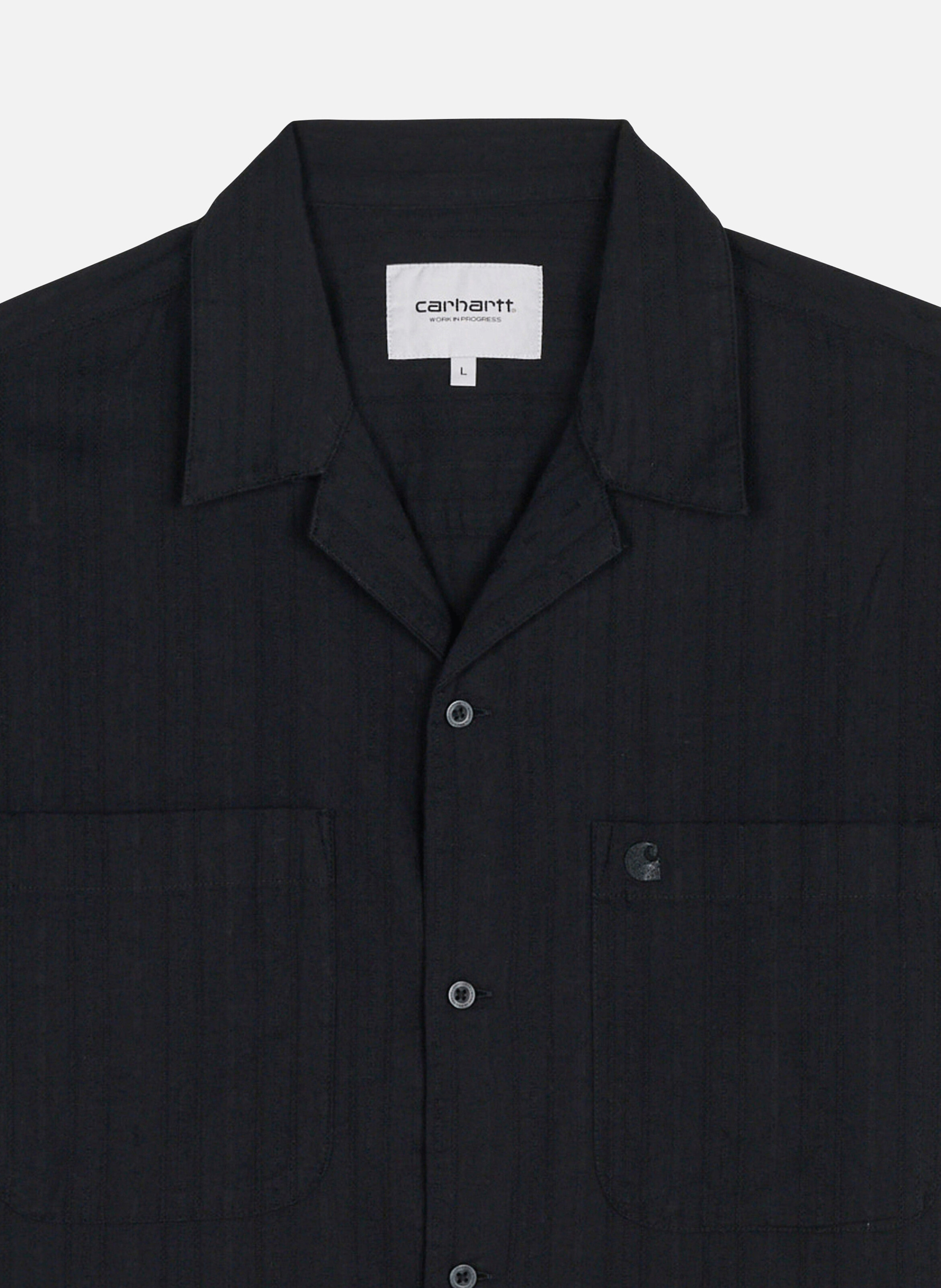 Chemise s/s gareth shirt CARHARTT WIP Noir