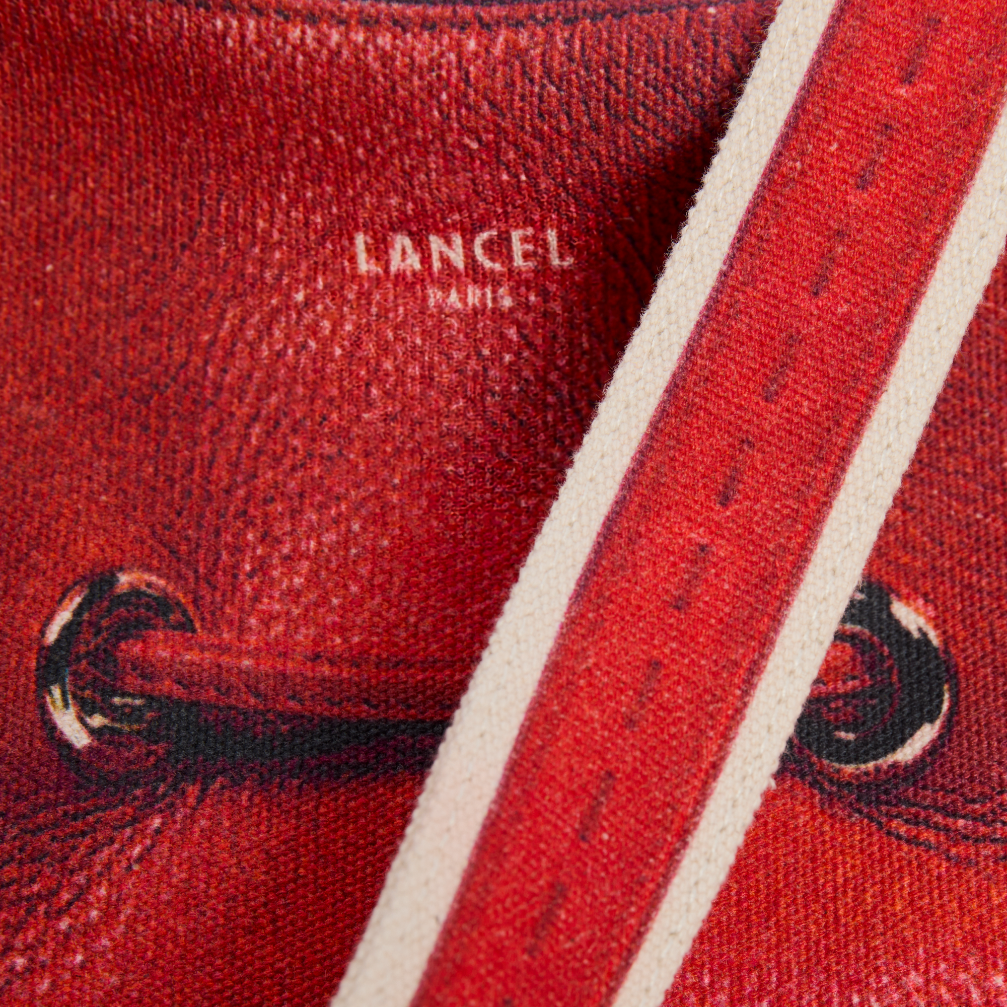 Shopper bag capsule 150 jaar in canvas LANCEL Veelkleurig