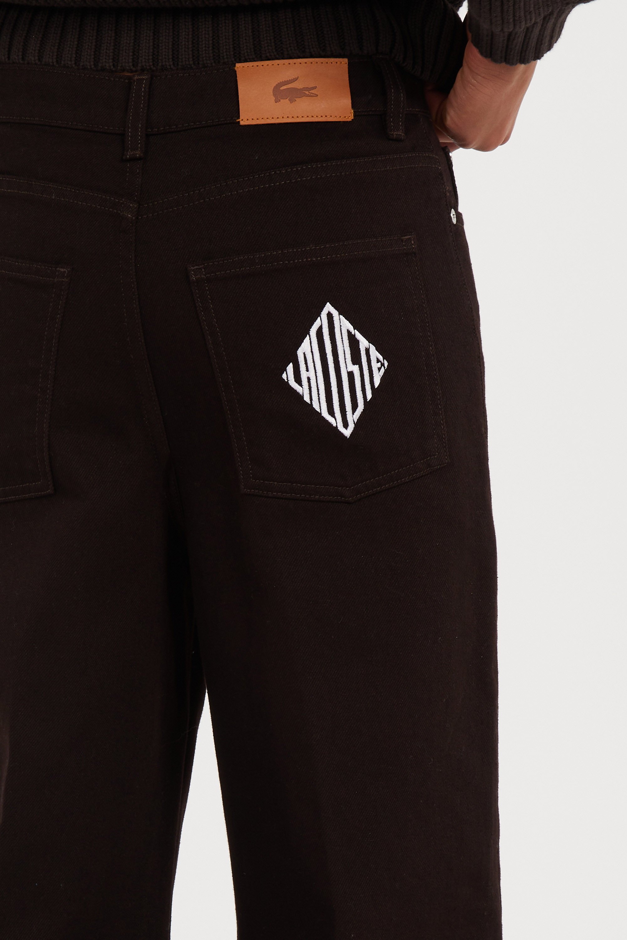 Jean pantalon LACOSTE Marron