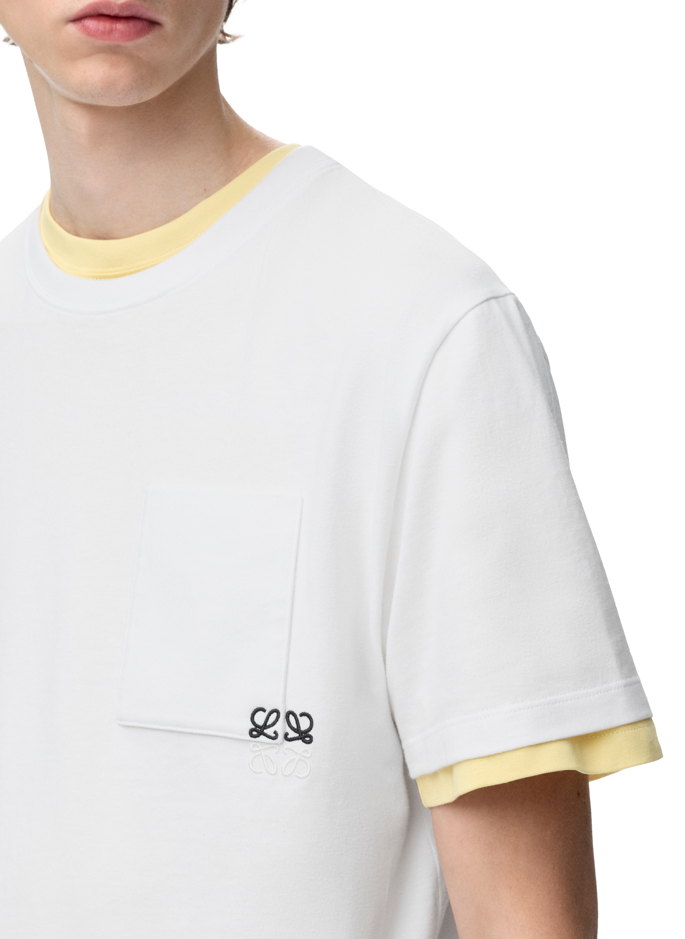 T-shirt décontracté en coton LOEWE Weiss